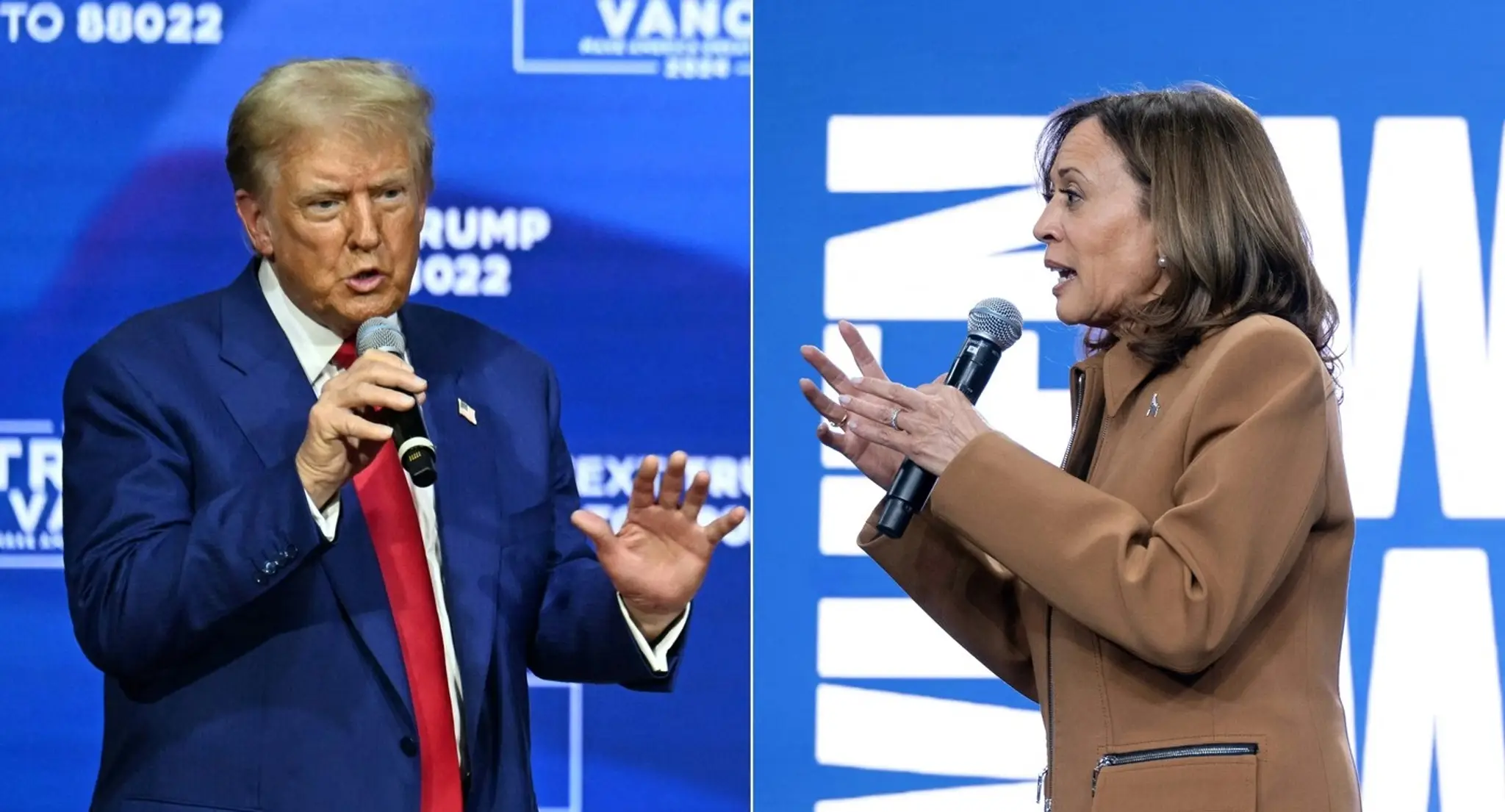 Trump vs. Harrisová.