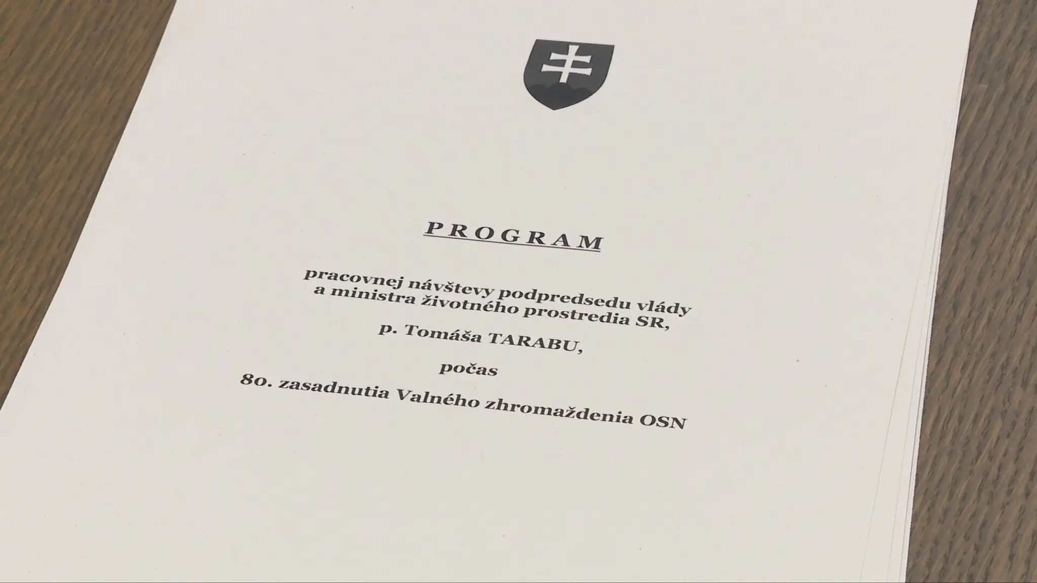 Program Tomáša Tarabu v USA