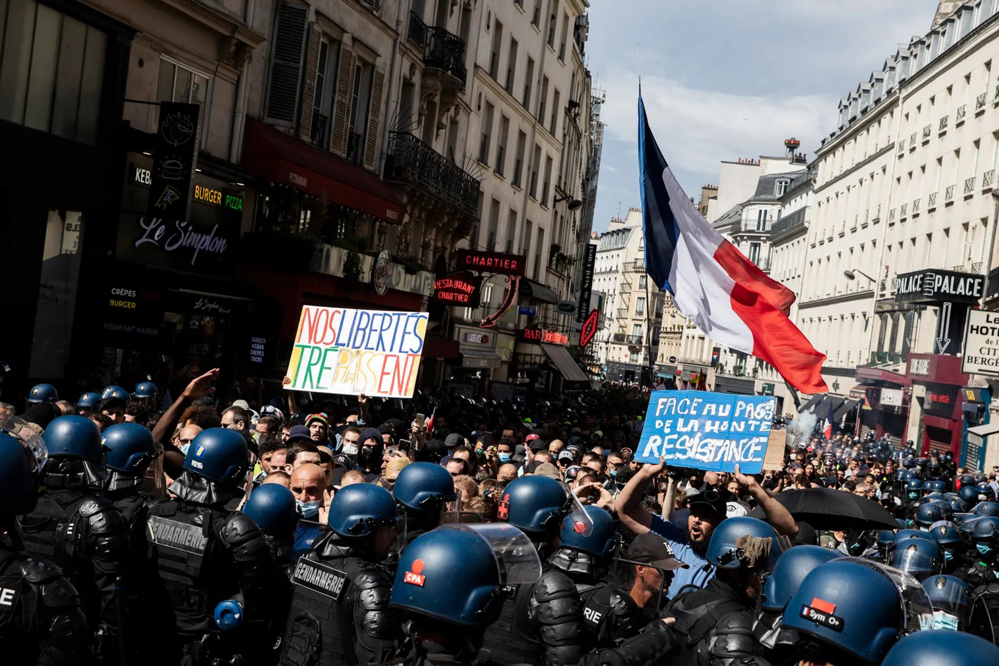 Protesty vo Francúzsku.