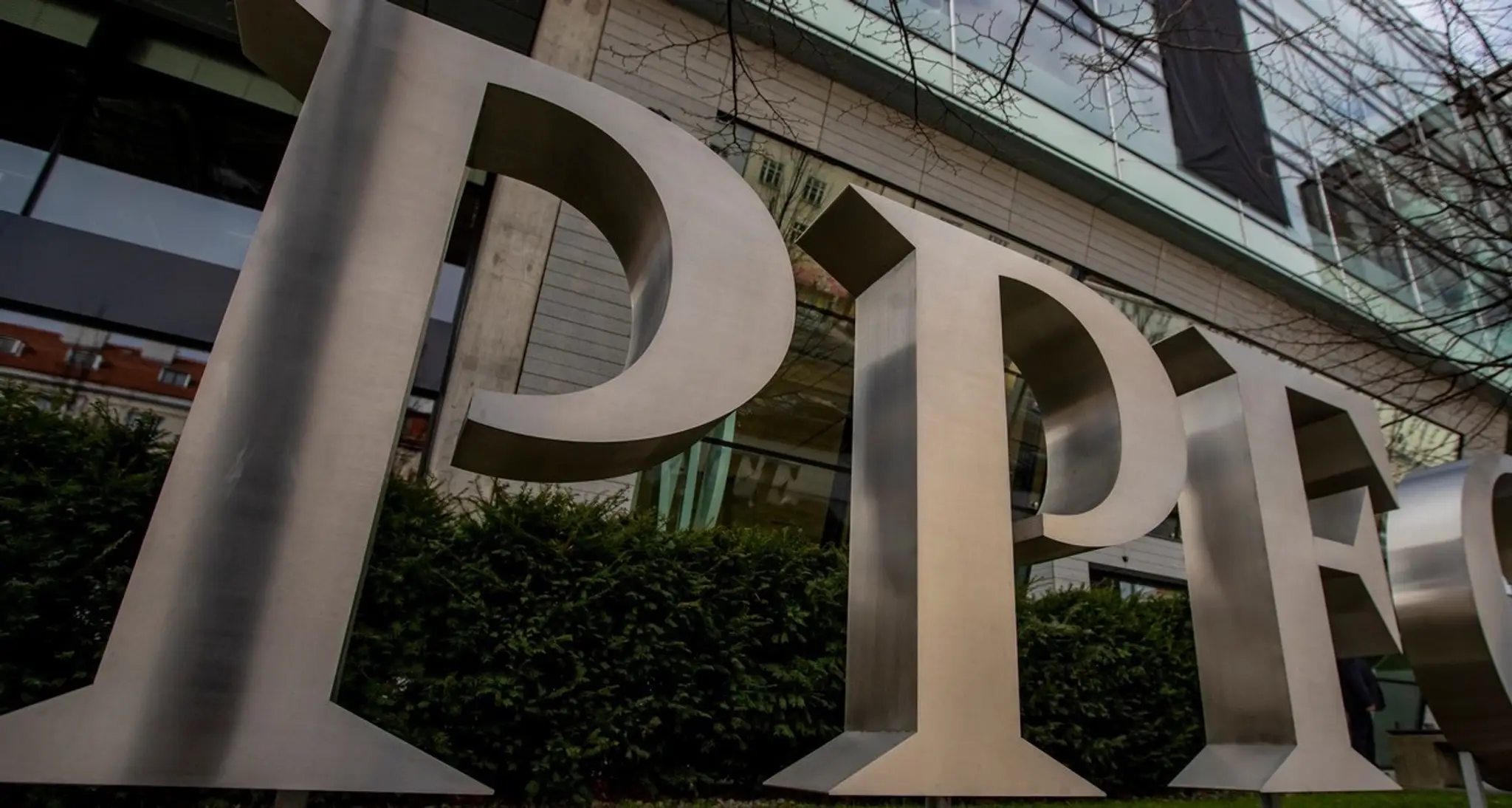 Logo spoločnosti PPF Group - Ilustračná snímka.