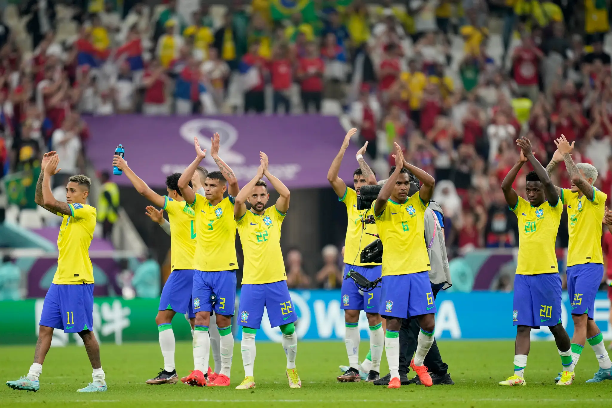 Futbalisti Brazílie.