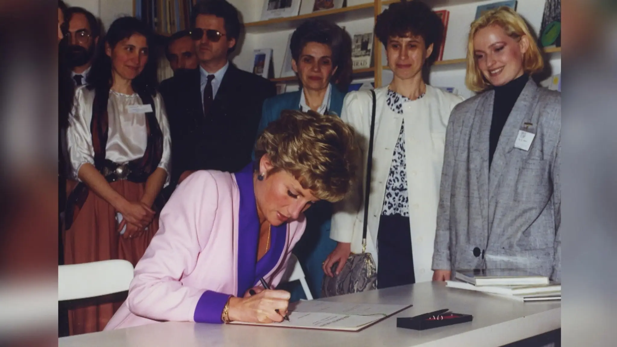 Princezná Diana počas návštevy Slovenska.