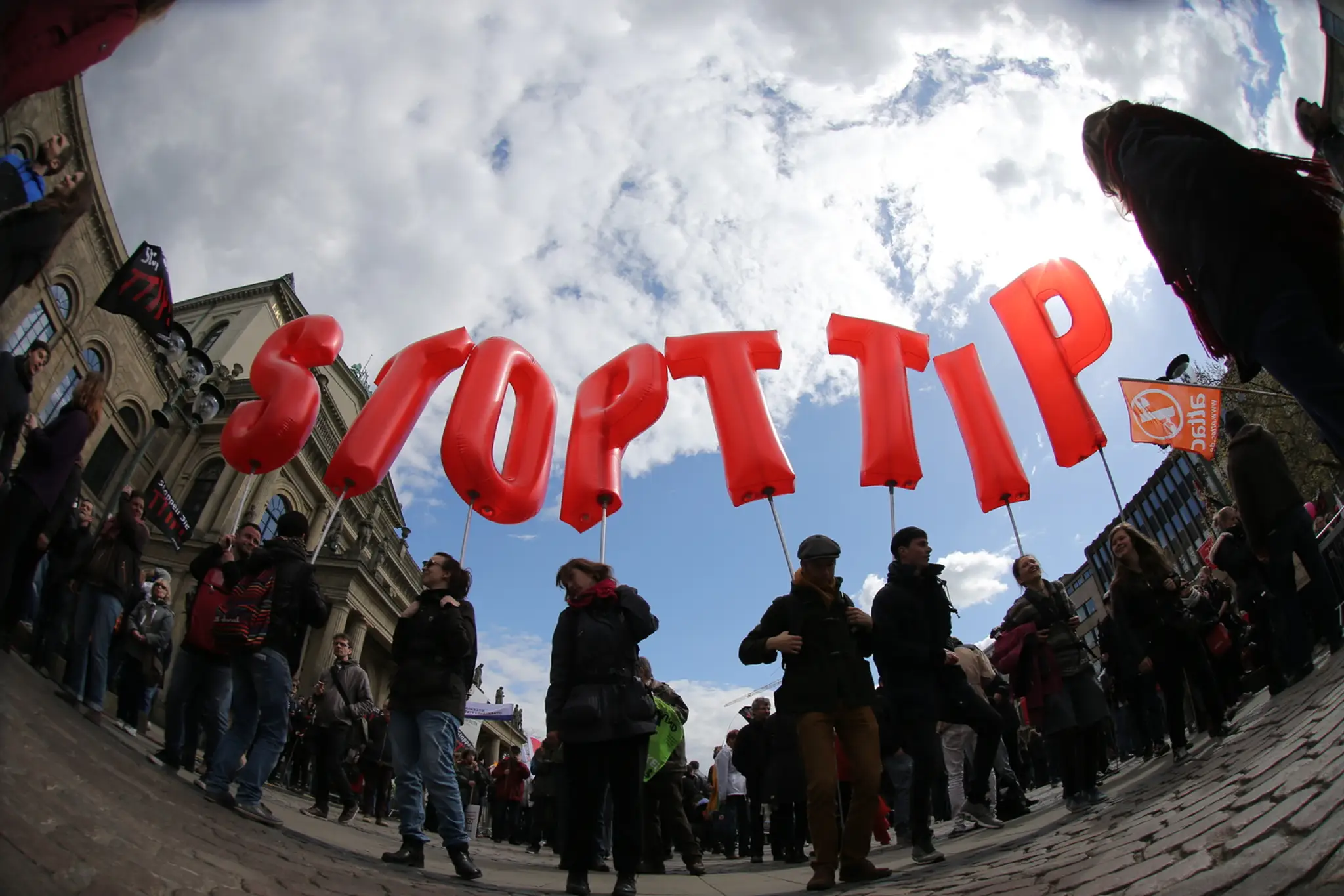 Demonštrácia proti TTIP