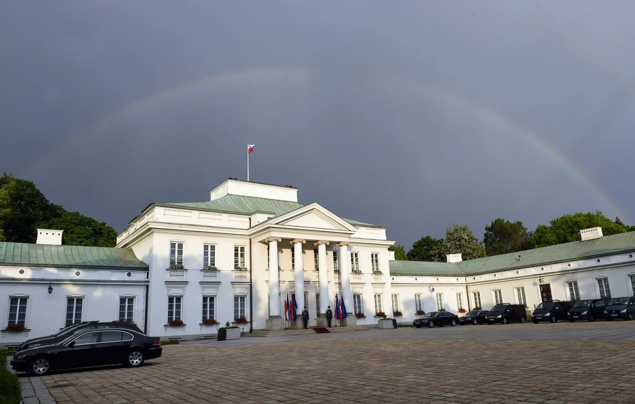 Palác Belweder vo Varšave.