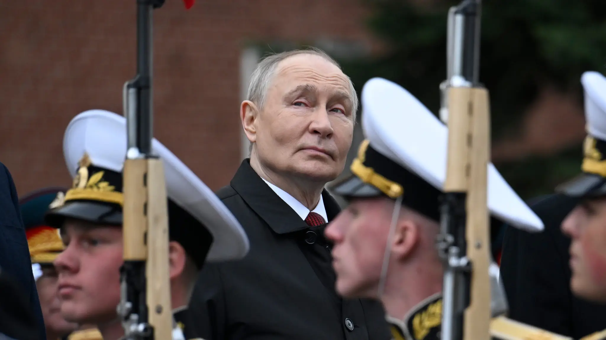 Oslavy Dňa víťazstva v Moskve. Vladimir Putin. 