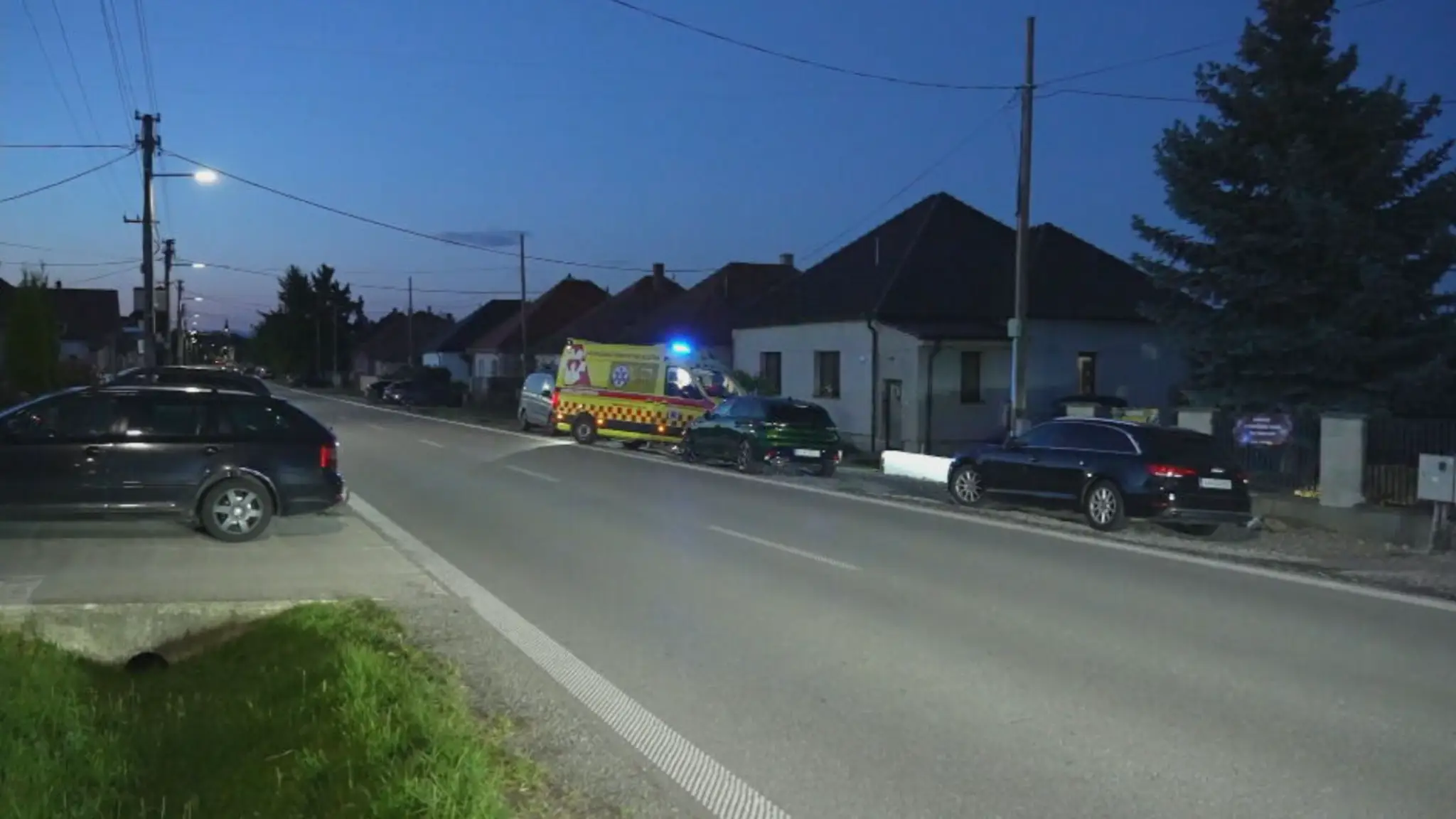 Nehoda v Tesárskych Mlyňanoch pri Zlatých Moravciach.
