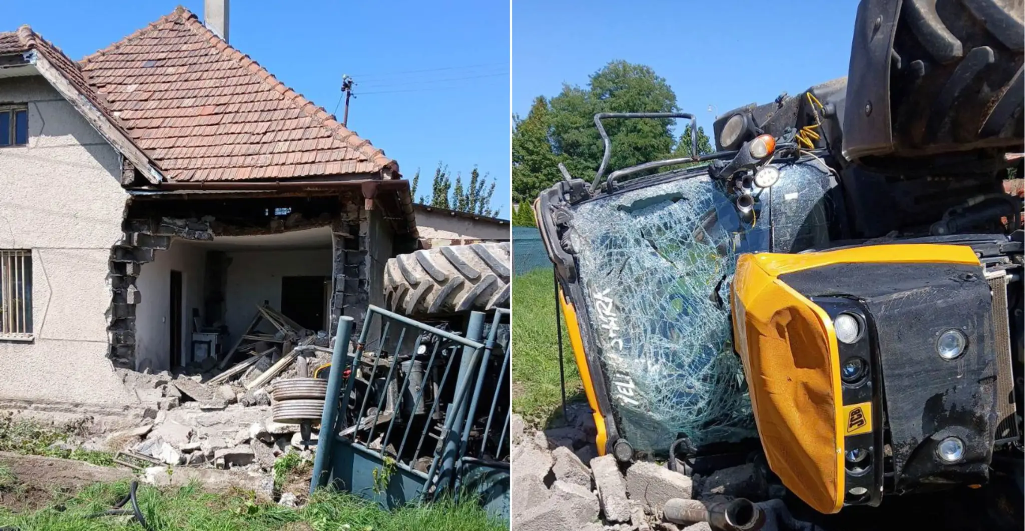 Dopravná nehoda v obci Veľké Uherce