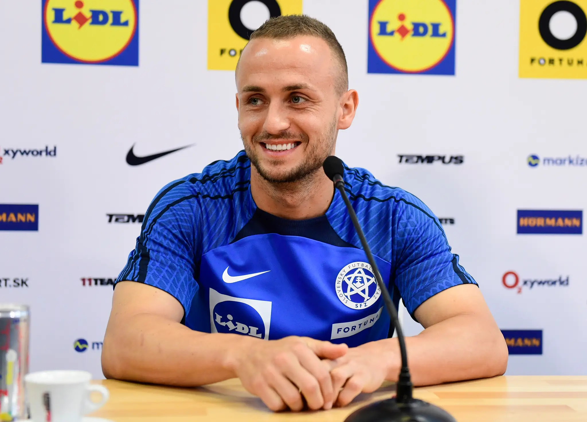 Na snímke slovenský futbalový reprezentant Stanislav Lobotka.