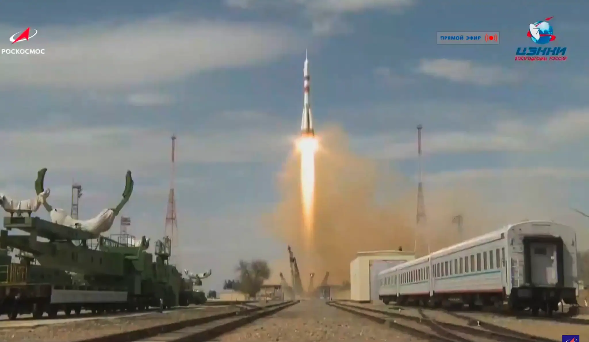 Ruská raketa typu Sojuz odštartovala na ISS