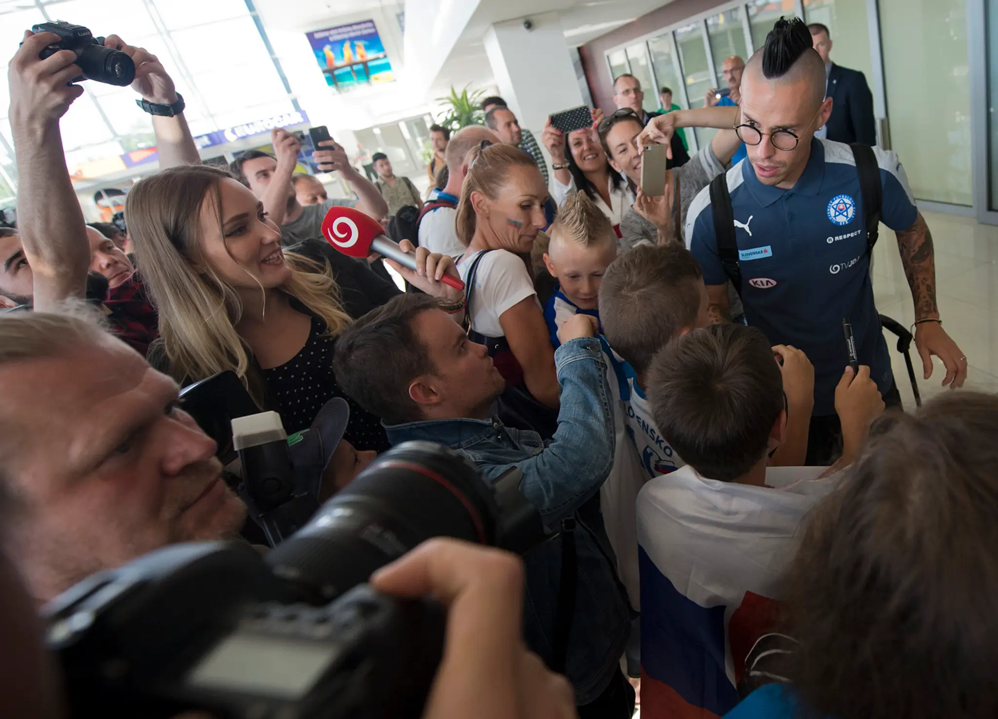 Marek Hamšík po návrate z ME.