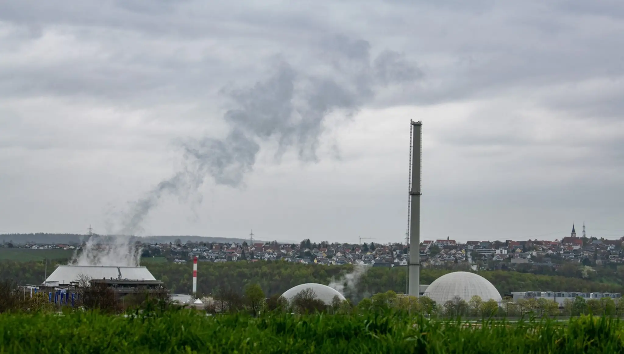 Jadrová elektráreň Neckarwestheim 2 v Nemecku.