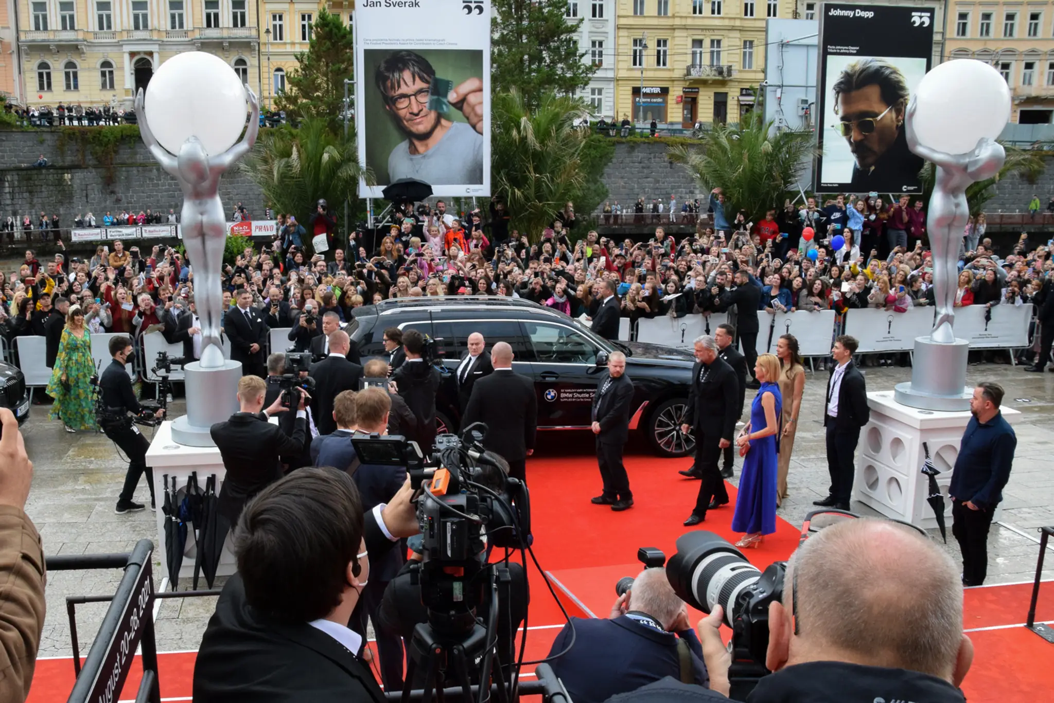 Johnny Depp na MFF KV.