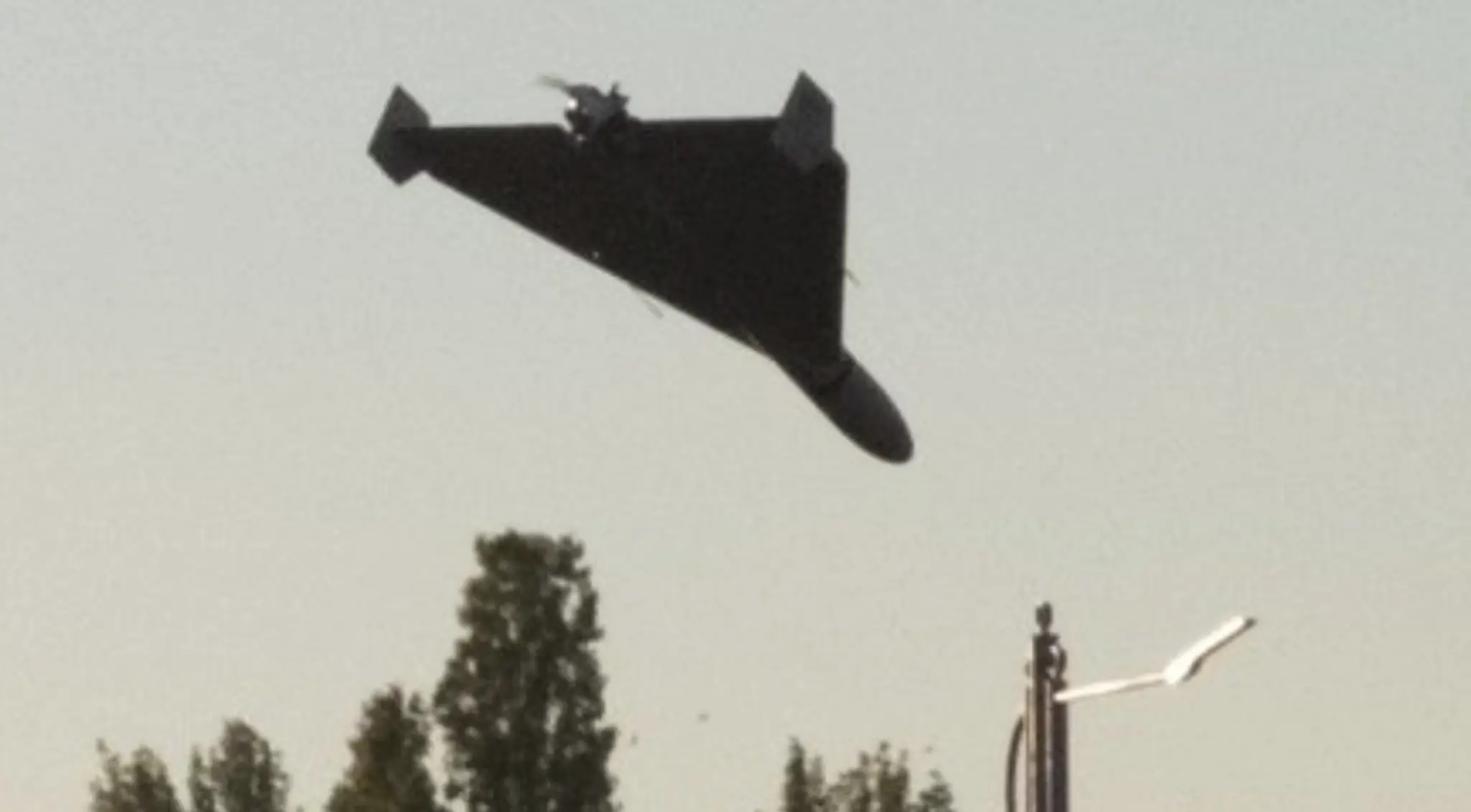 Iránsky bojový dron Šáhid.