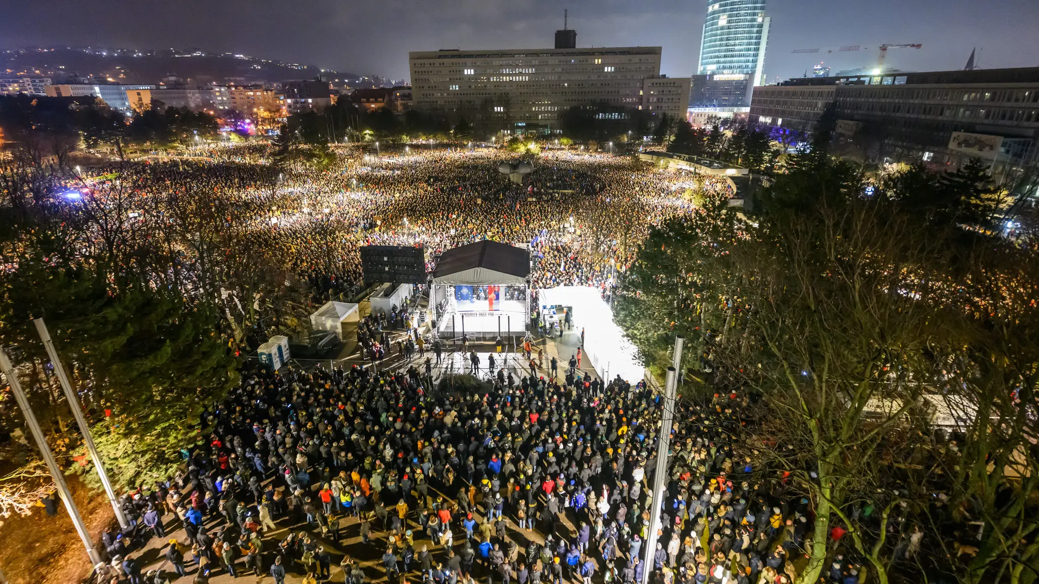 Protest v Bratislave