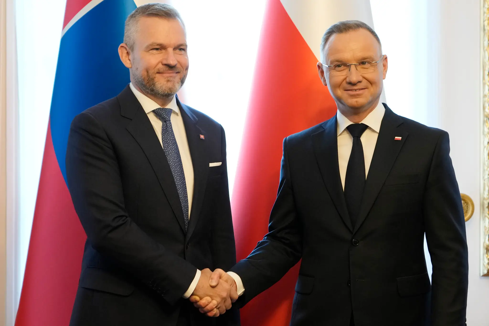 Peter Pellegrini a Andrzej Duda