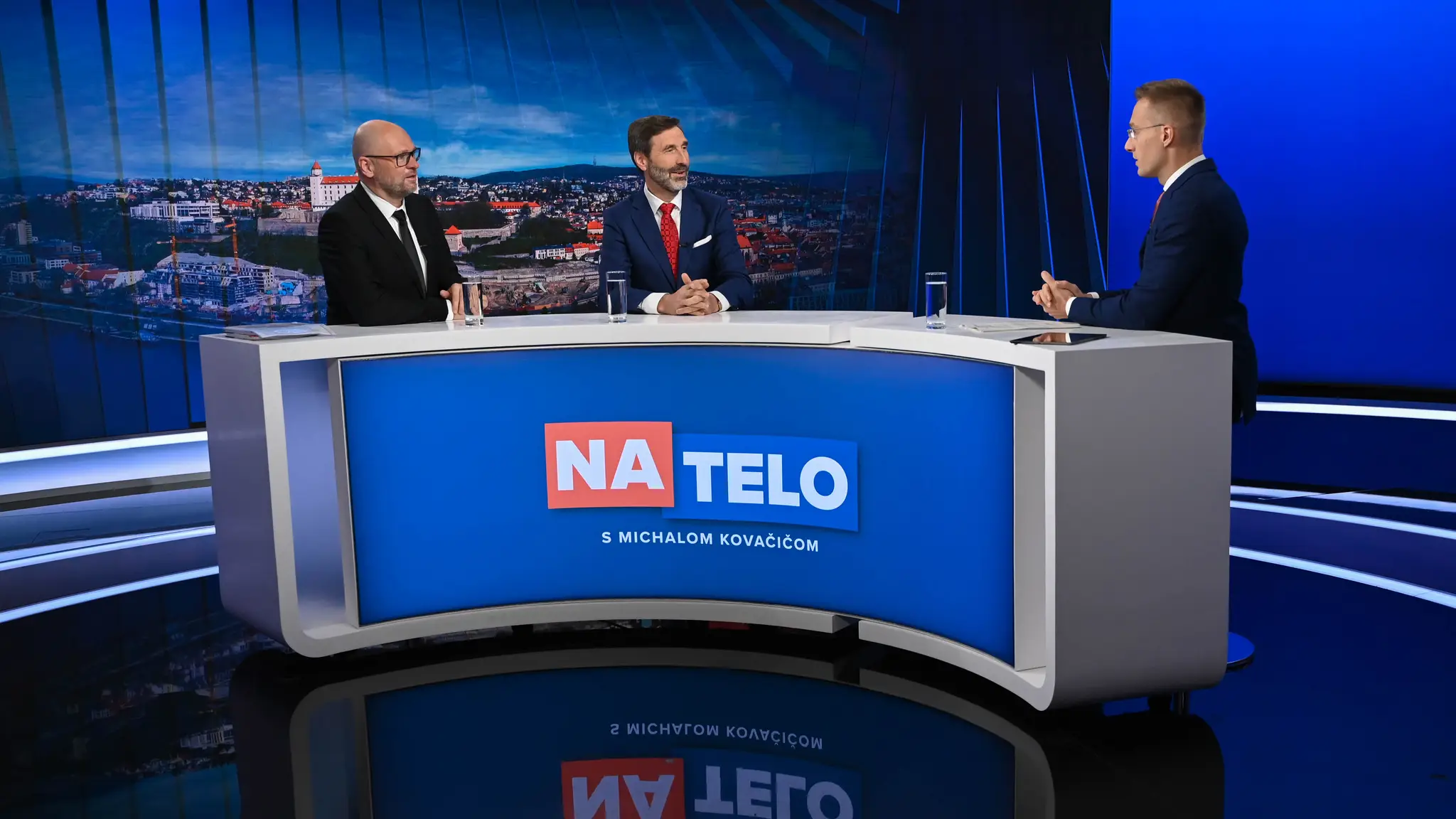Juraj Blanár a Richard Sulík v relácii Na telo.
