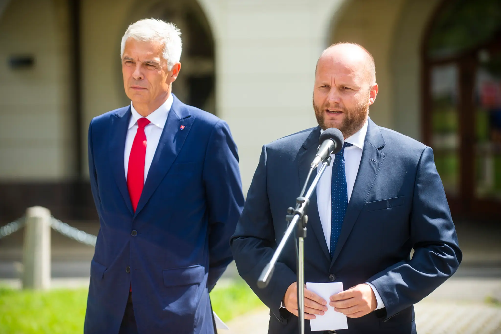 Ivan Korčok a Jaroslav Naď.