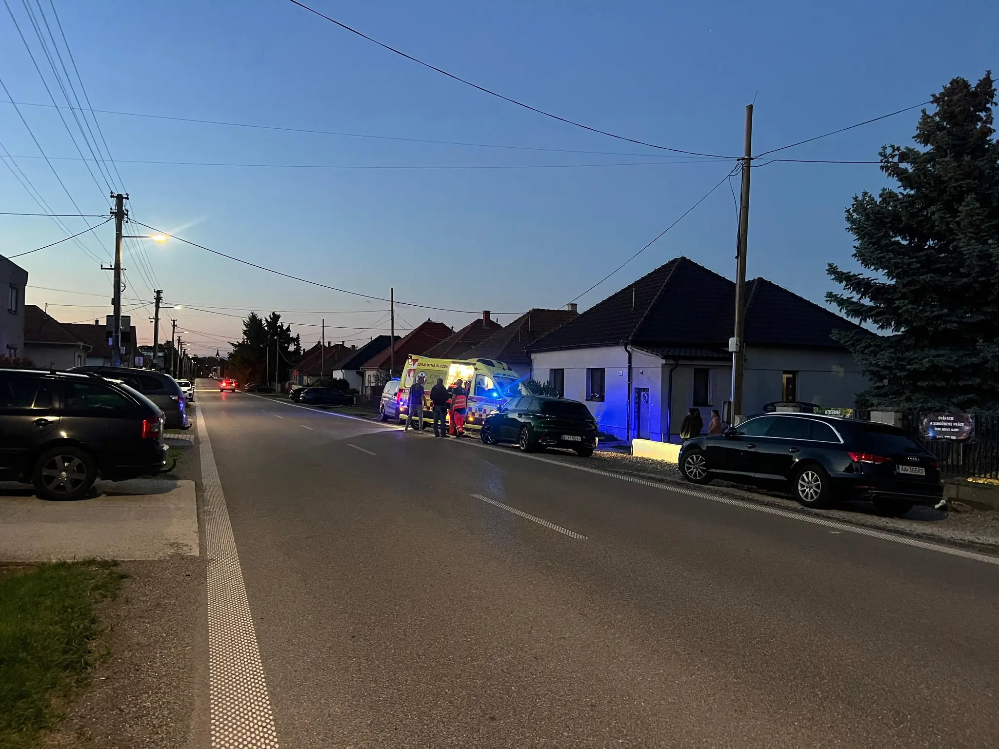 Nehoda v Tesárskych Mlyňanoch