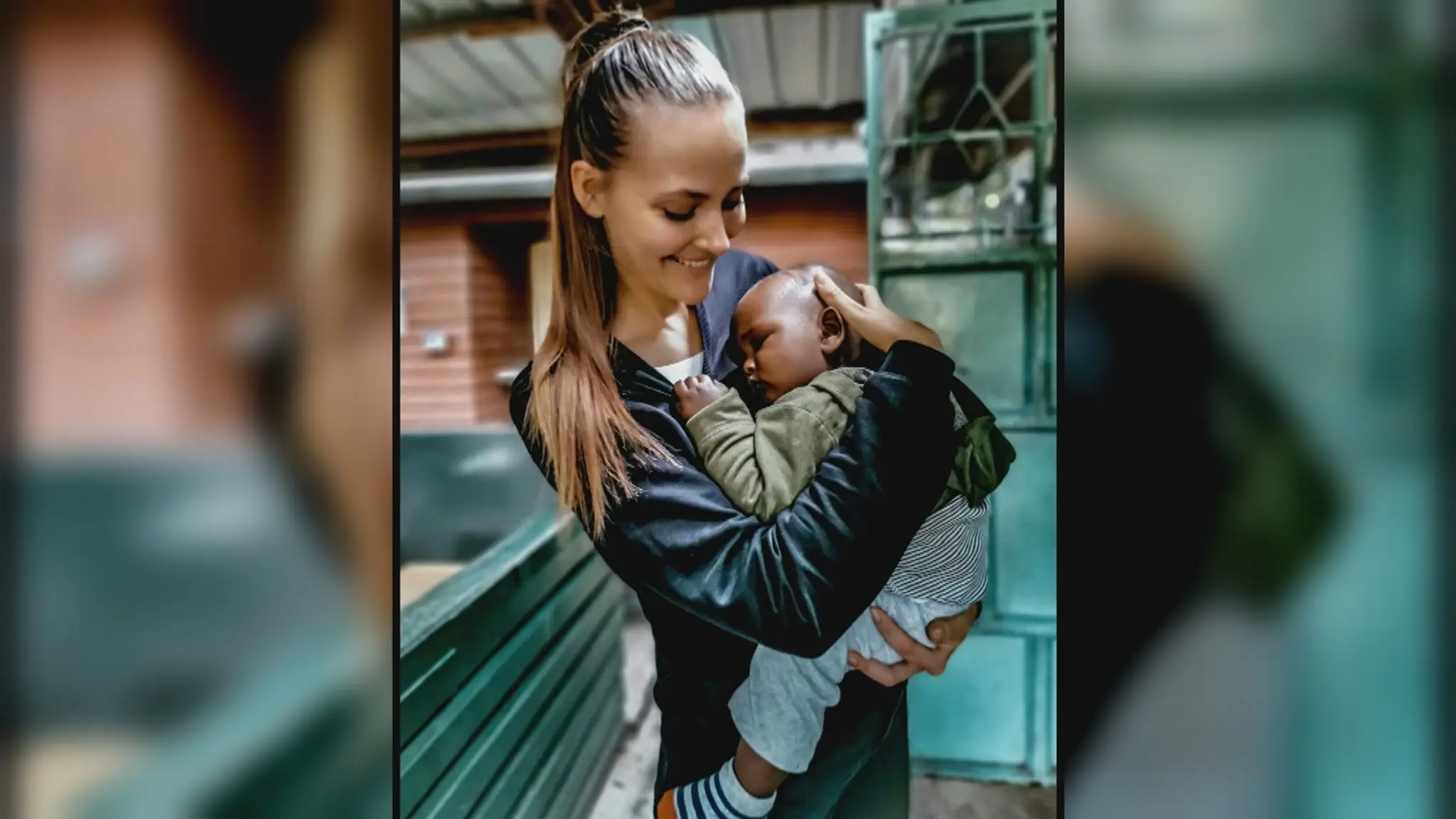 Monika Paločková na misii v Afrike