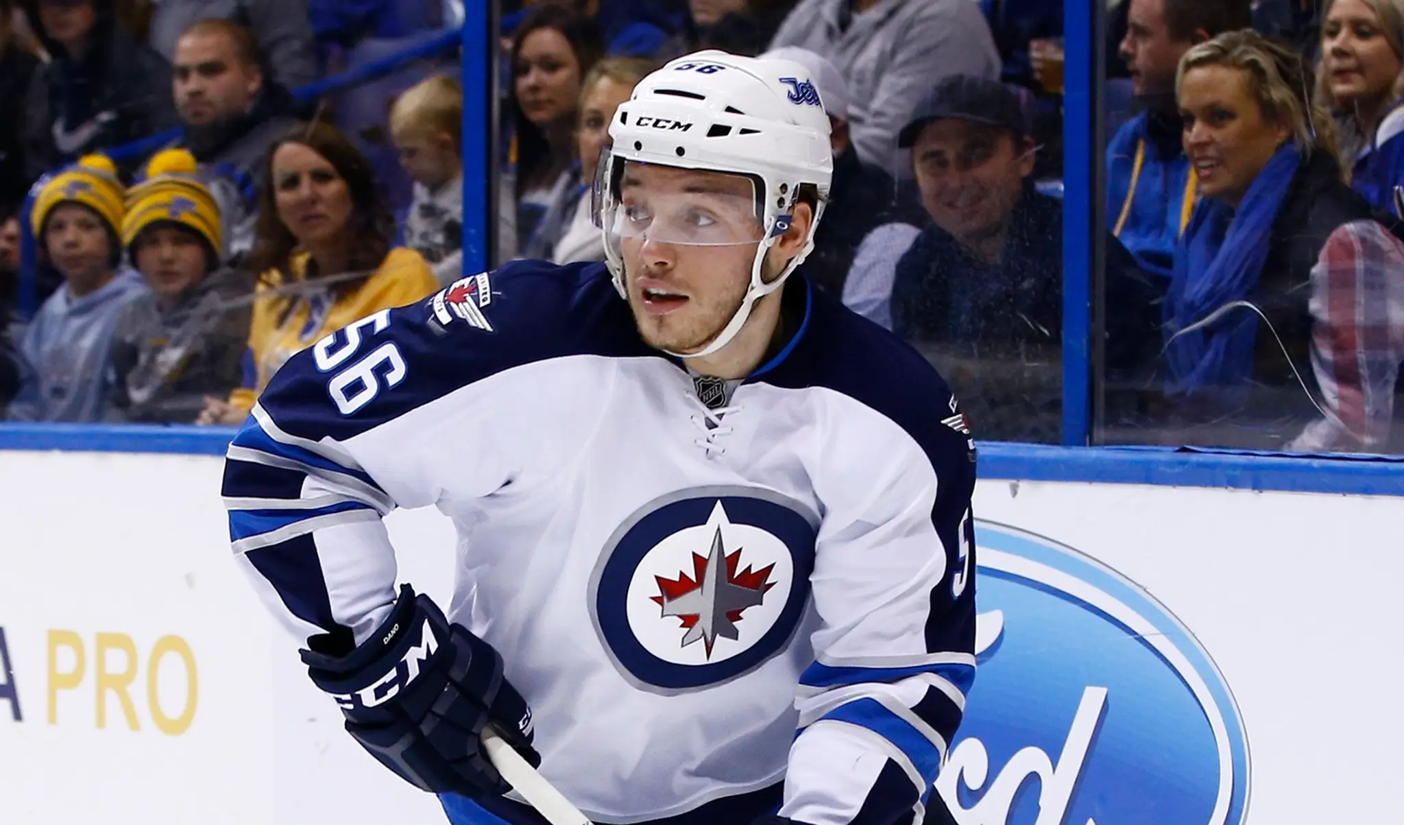 Marko Daňo v drese Winnipeg Jets.