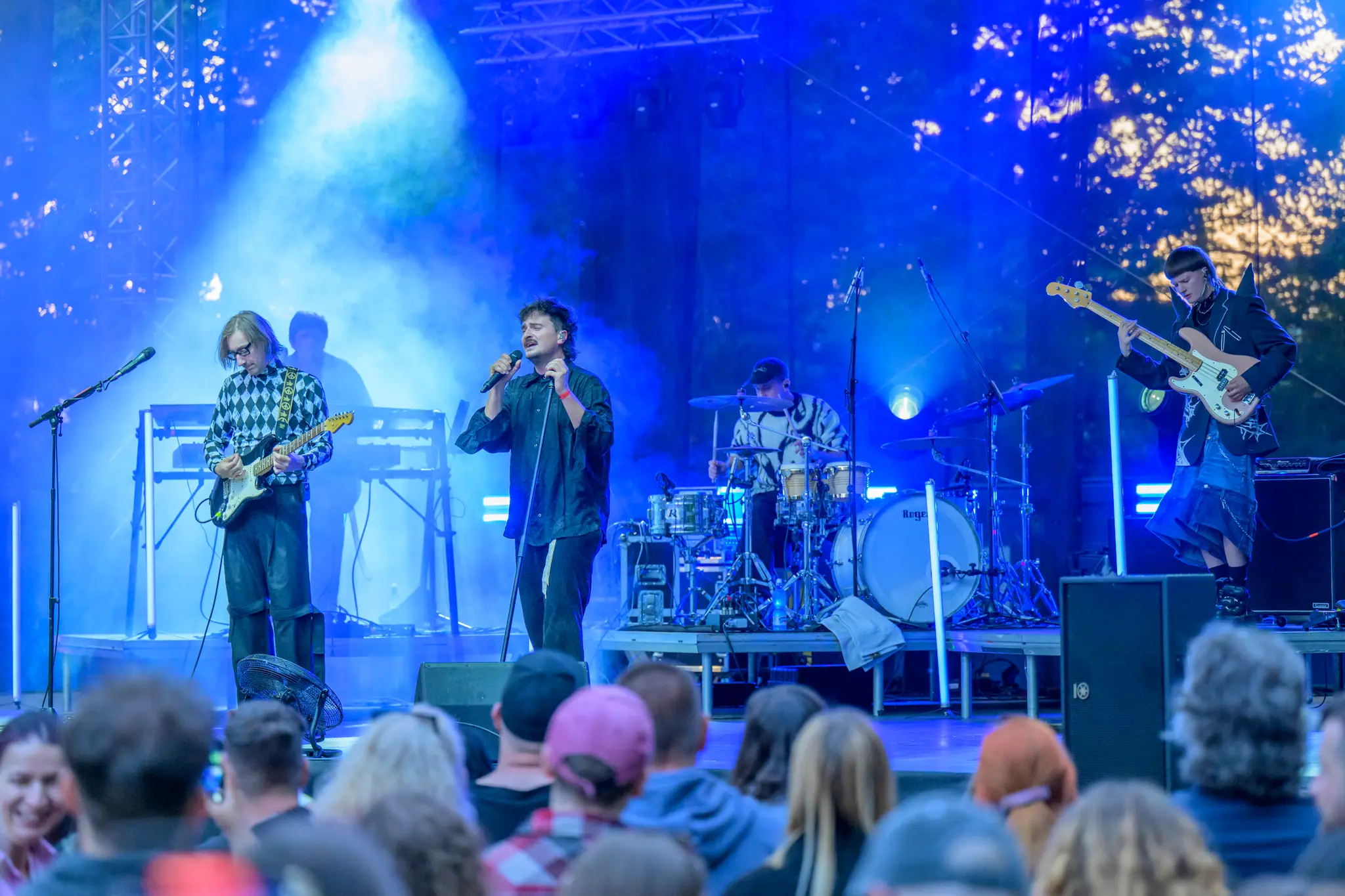 Billy Barman vystupuje počas 15. ročníka Dobrého festivalu v Prešove.