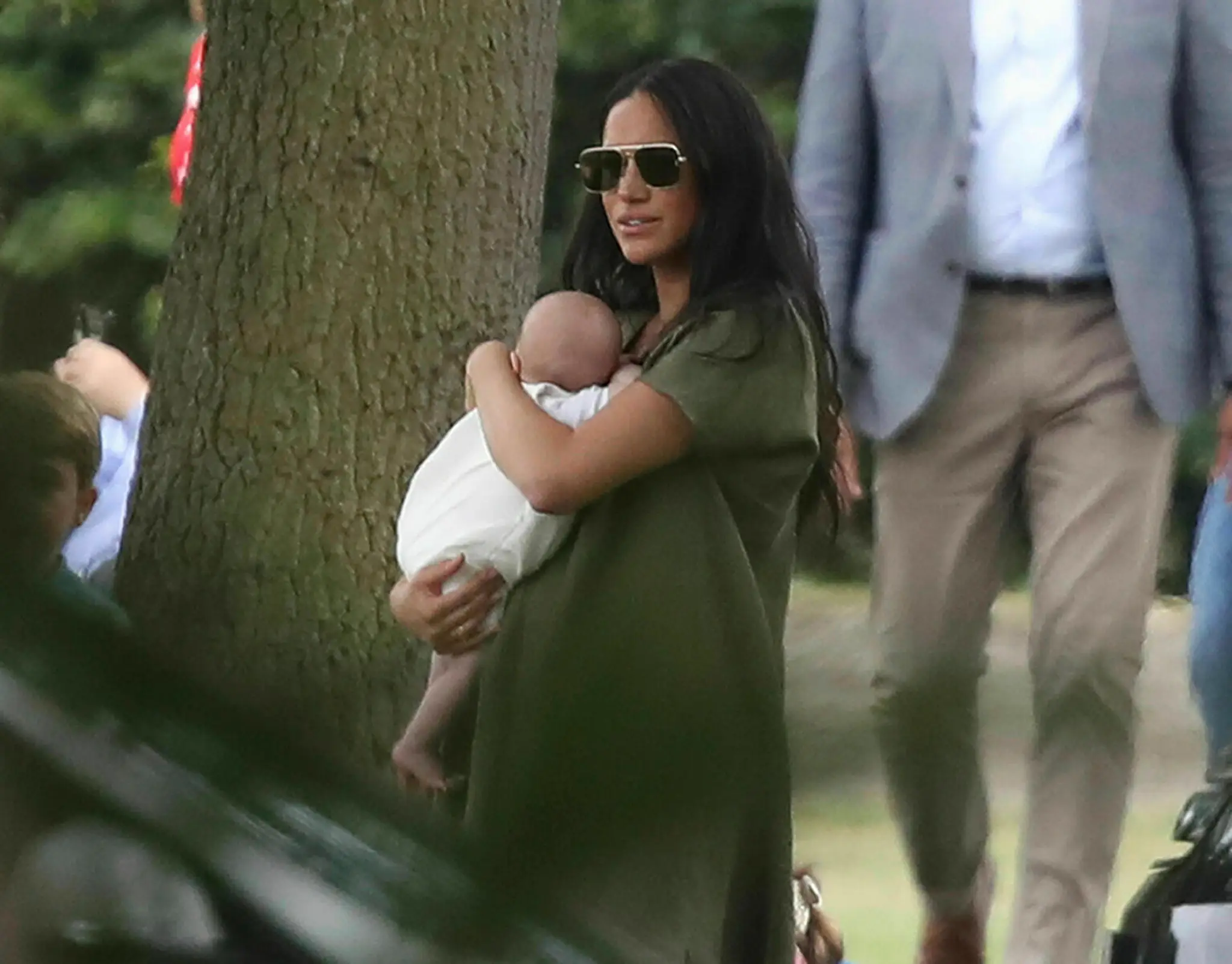 Meghan so synom Archiem prvýkrát na verejnsoti. 