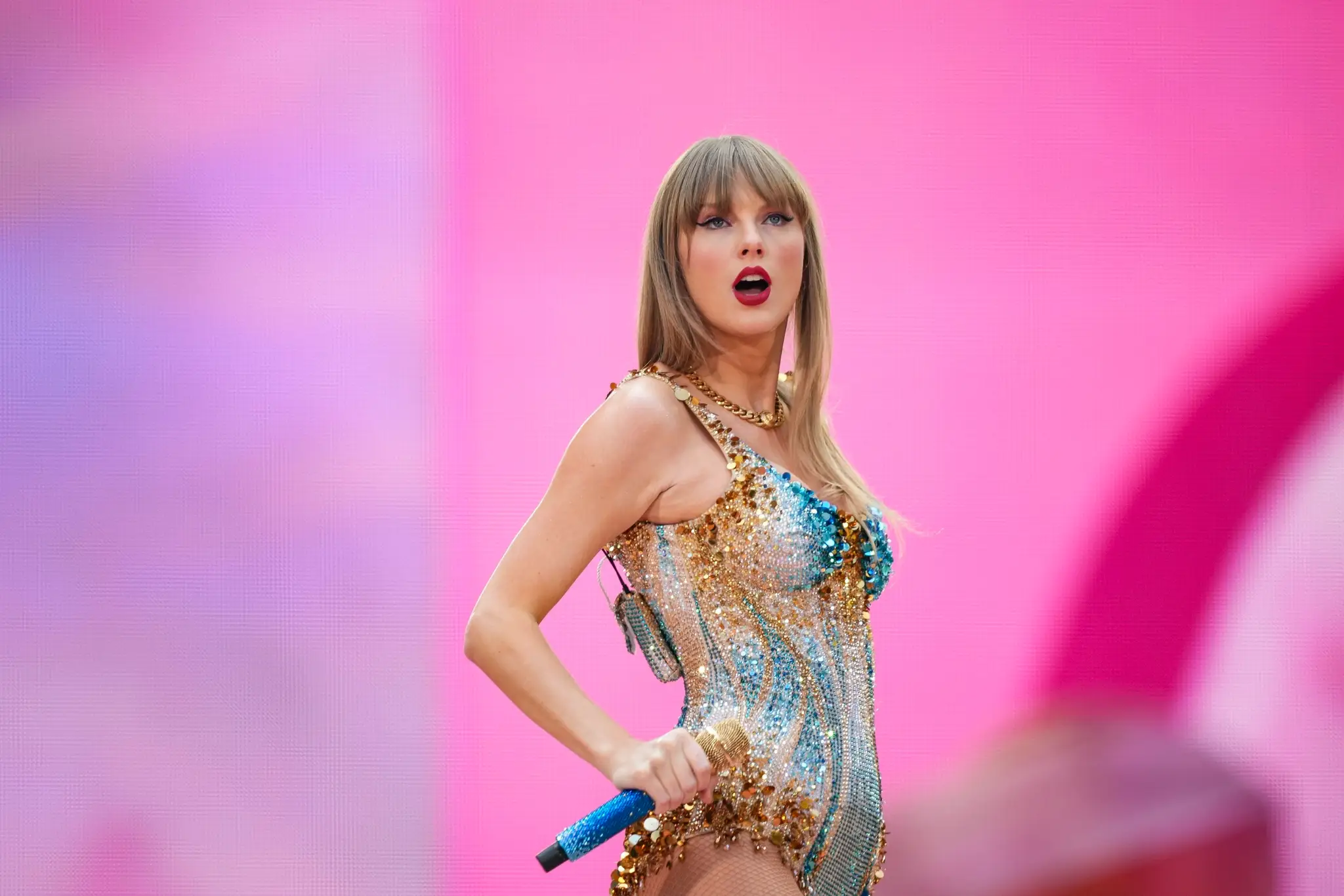 Na snímke americká popová speváčka Taylor Swift.