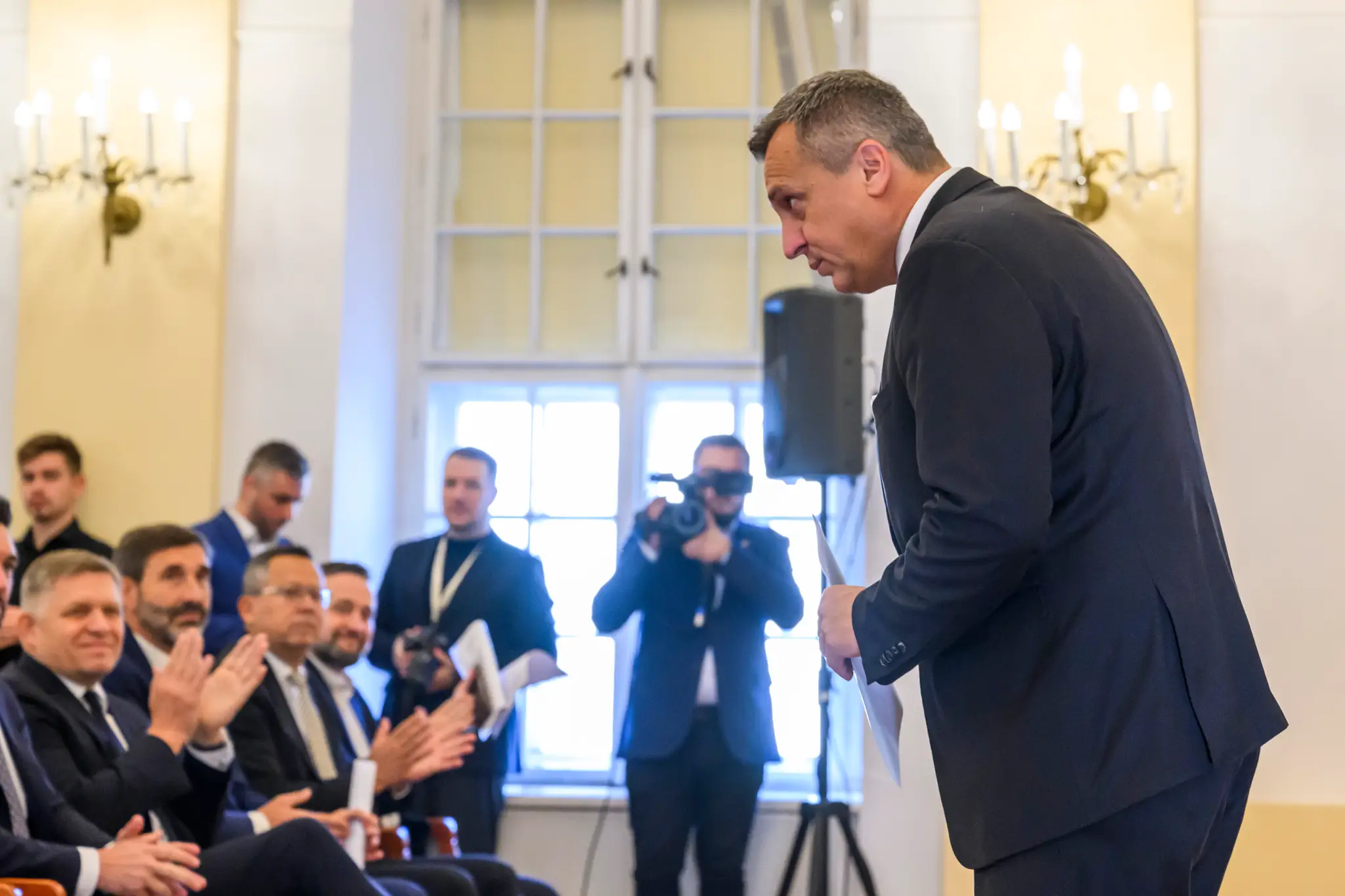 Na snímke predseda SNS Andrej Danko
