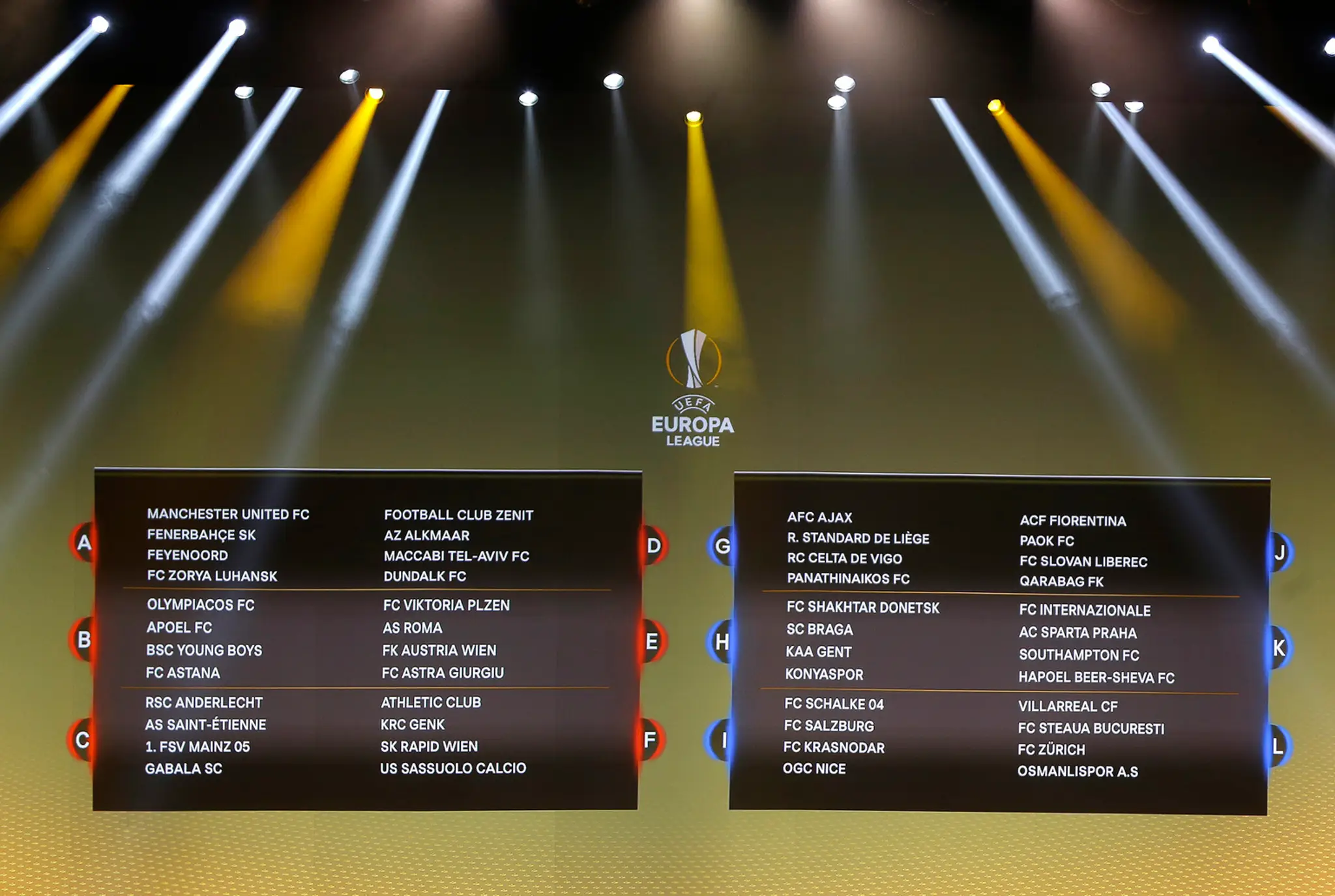 Základné skupiny Európskej ligy 2016/2017.