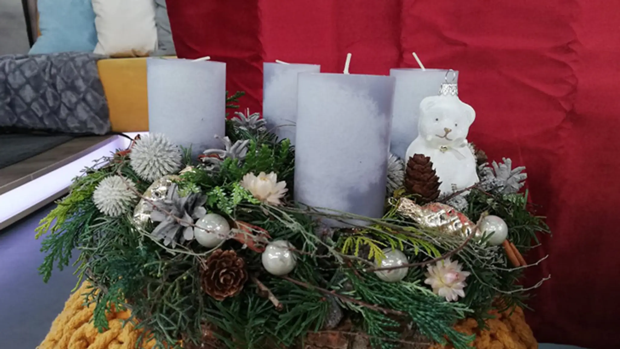 Adventný veniec od Silvie