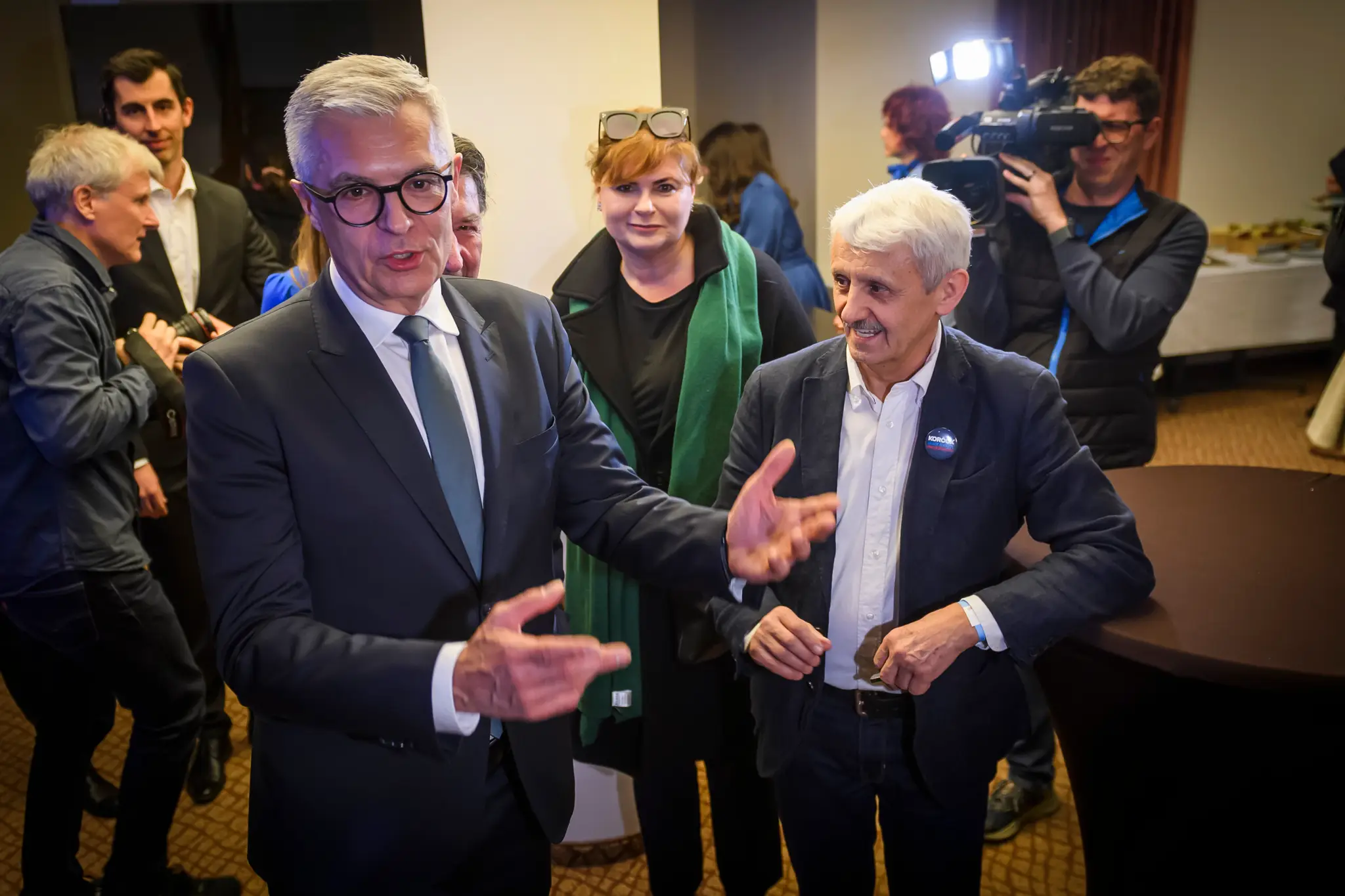 Ivan Korčok a Mikuláš Dzurinda