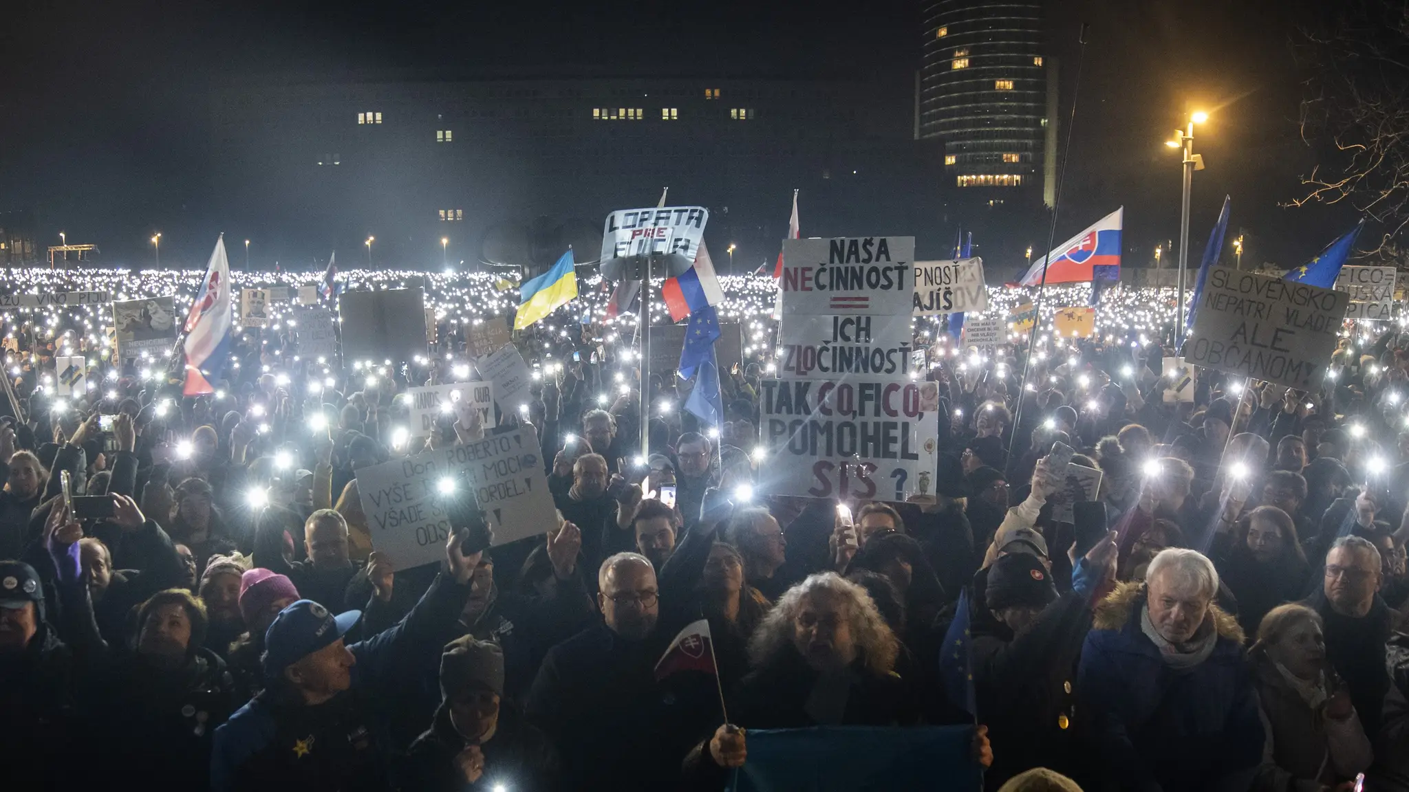 Protest v Bratislave