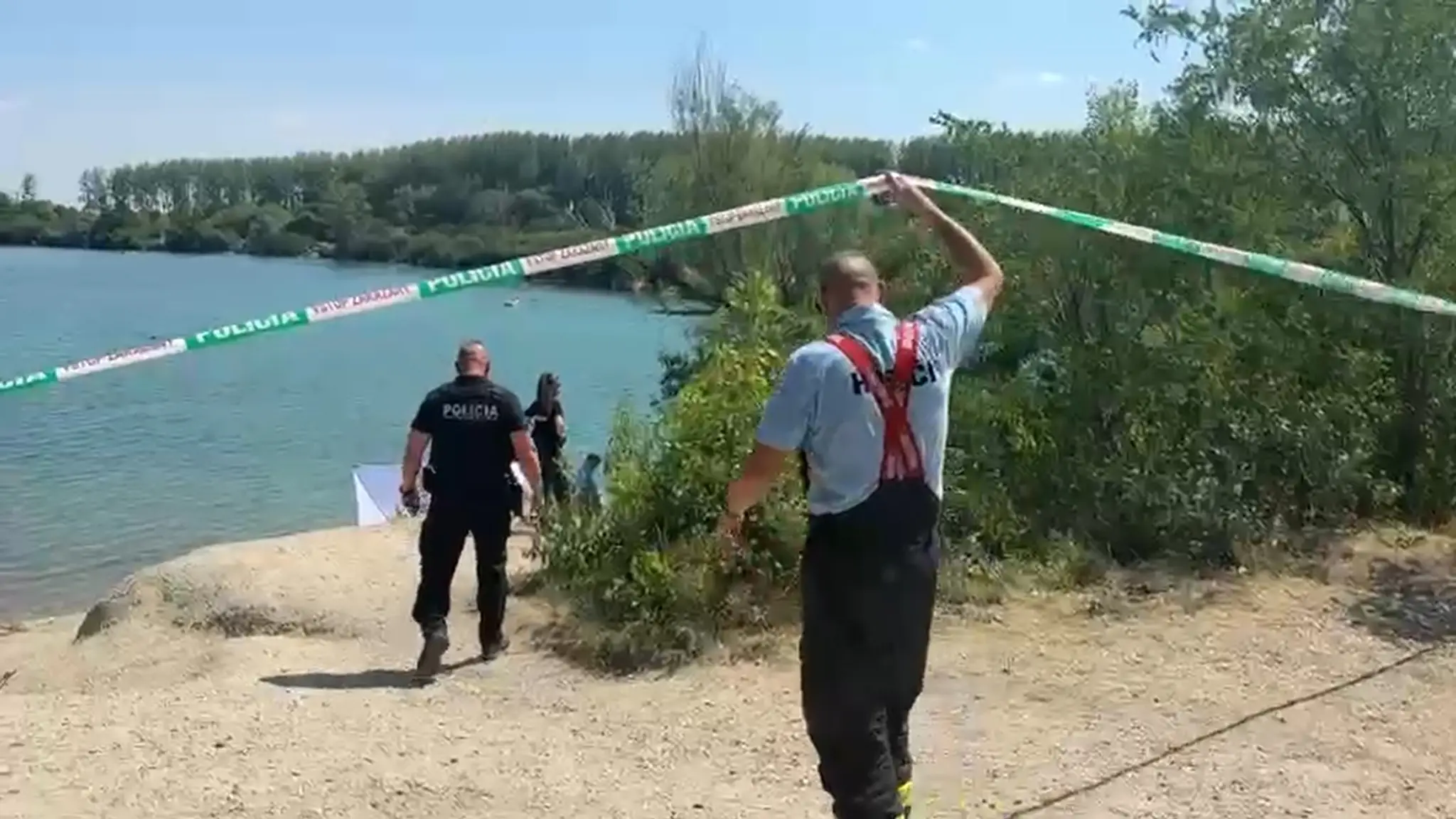 Nešťastie na Čunovskom jazere.