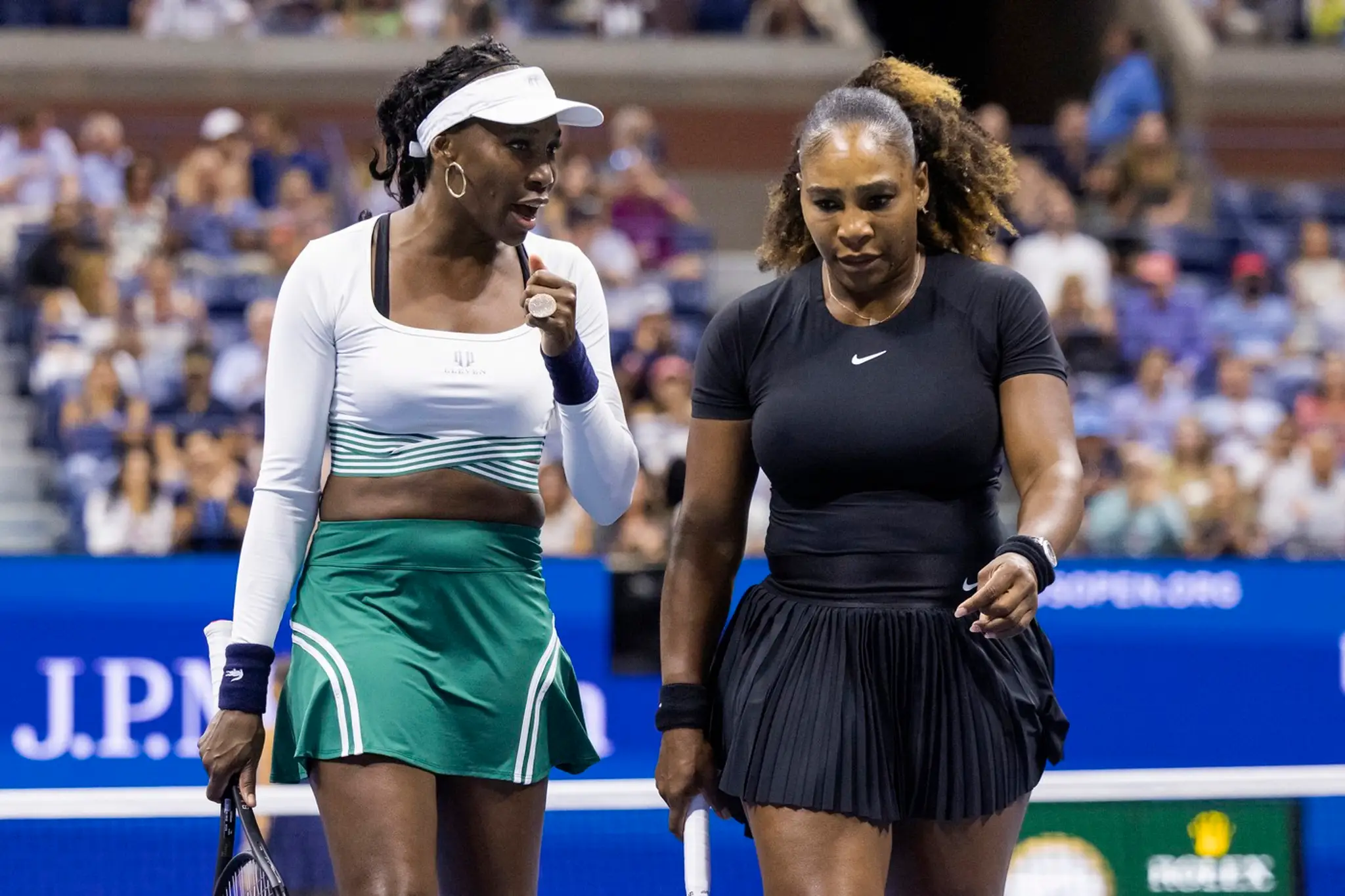 Serena a Venus Williamsové.