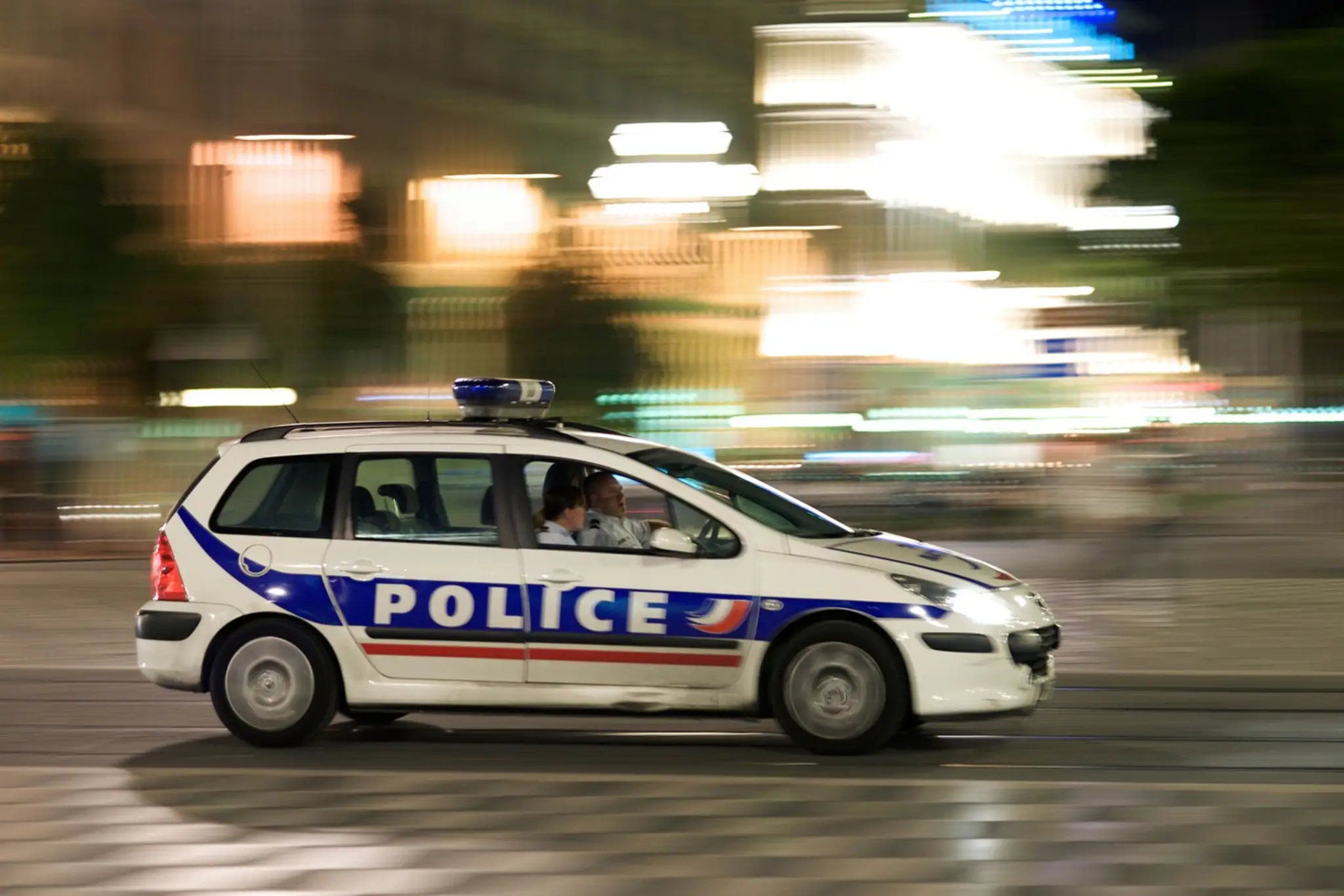 Auto francúzskej polície.