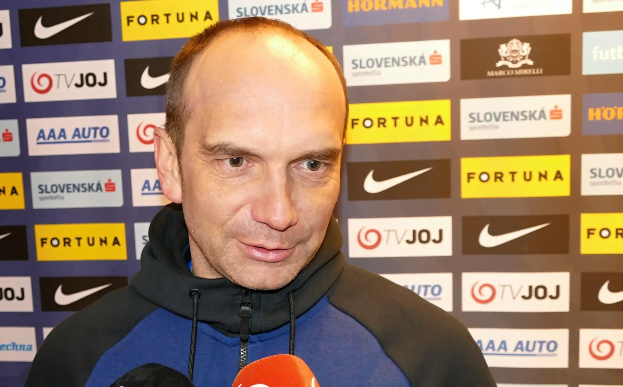 Na snímke tréner futbalovej reprezentácie SR 21 Oto Brunegraf.