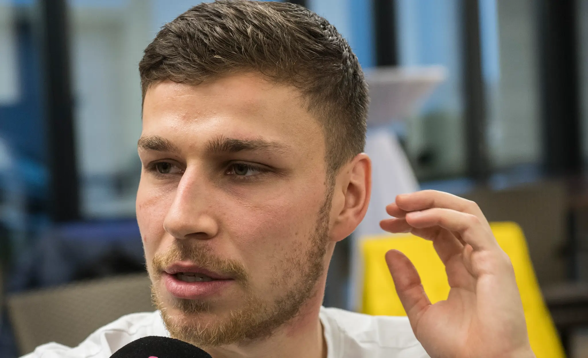 Filip Kiss na reprezentačnom zraze.