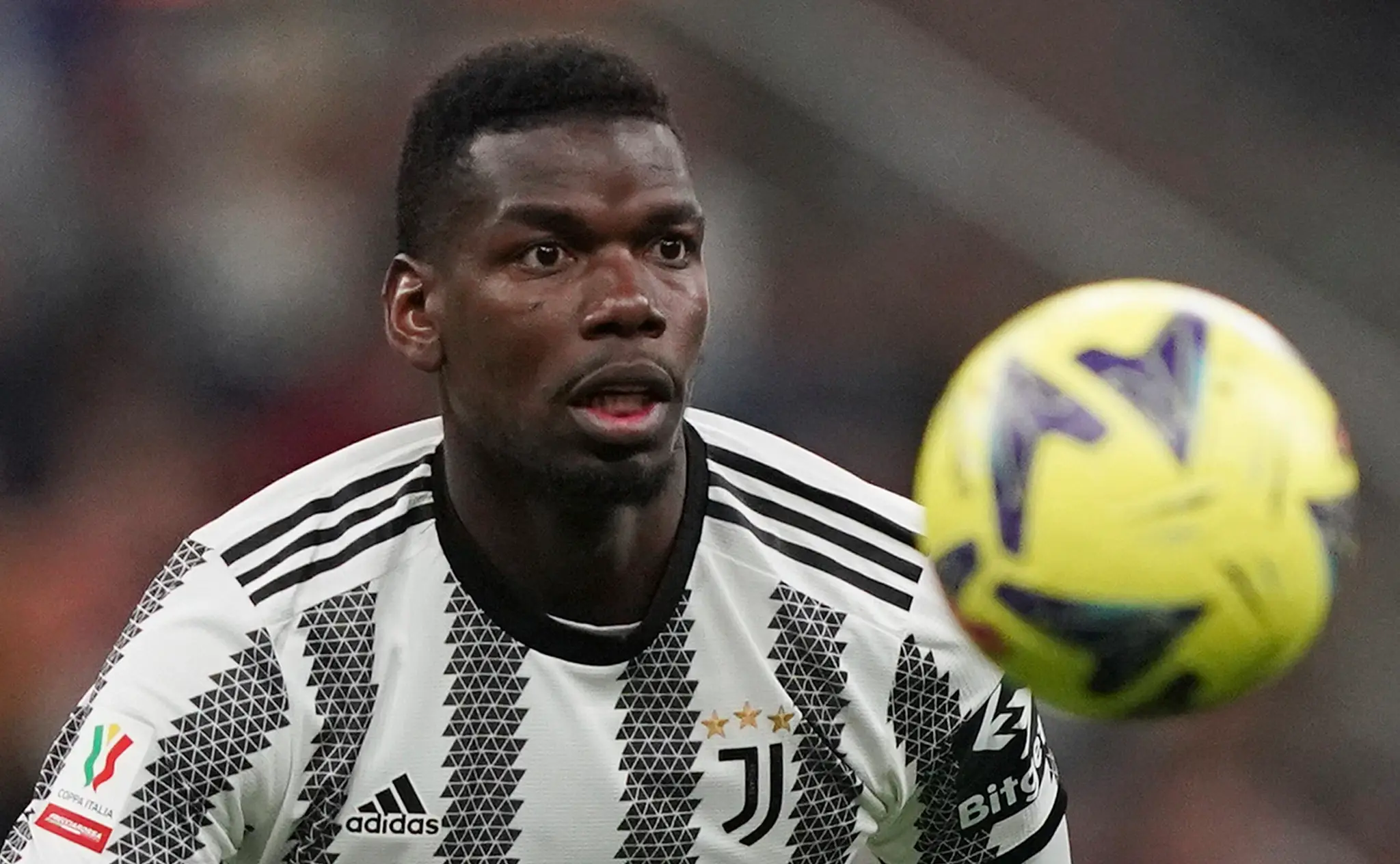 Paul Pogba na archívnej snímke z apríla 2023.