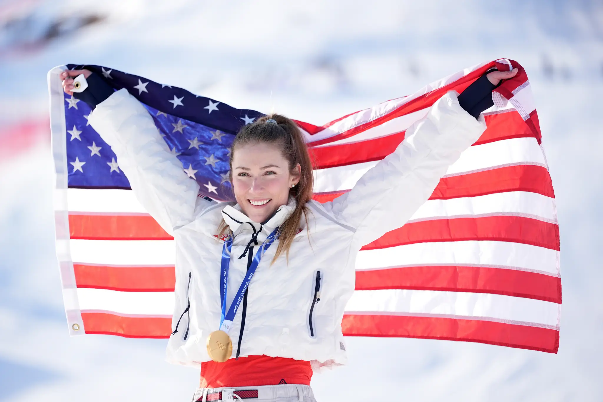 Americká lyžiarka Mikaela Shiffrinová.