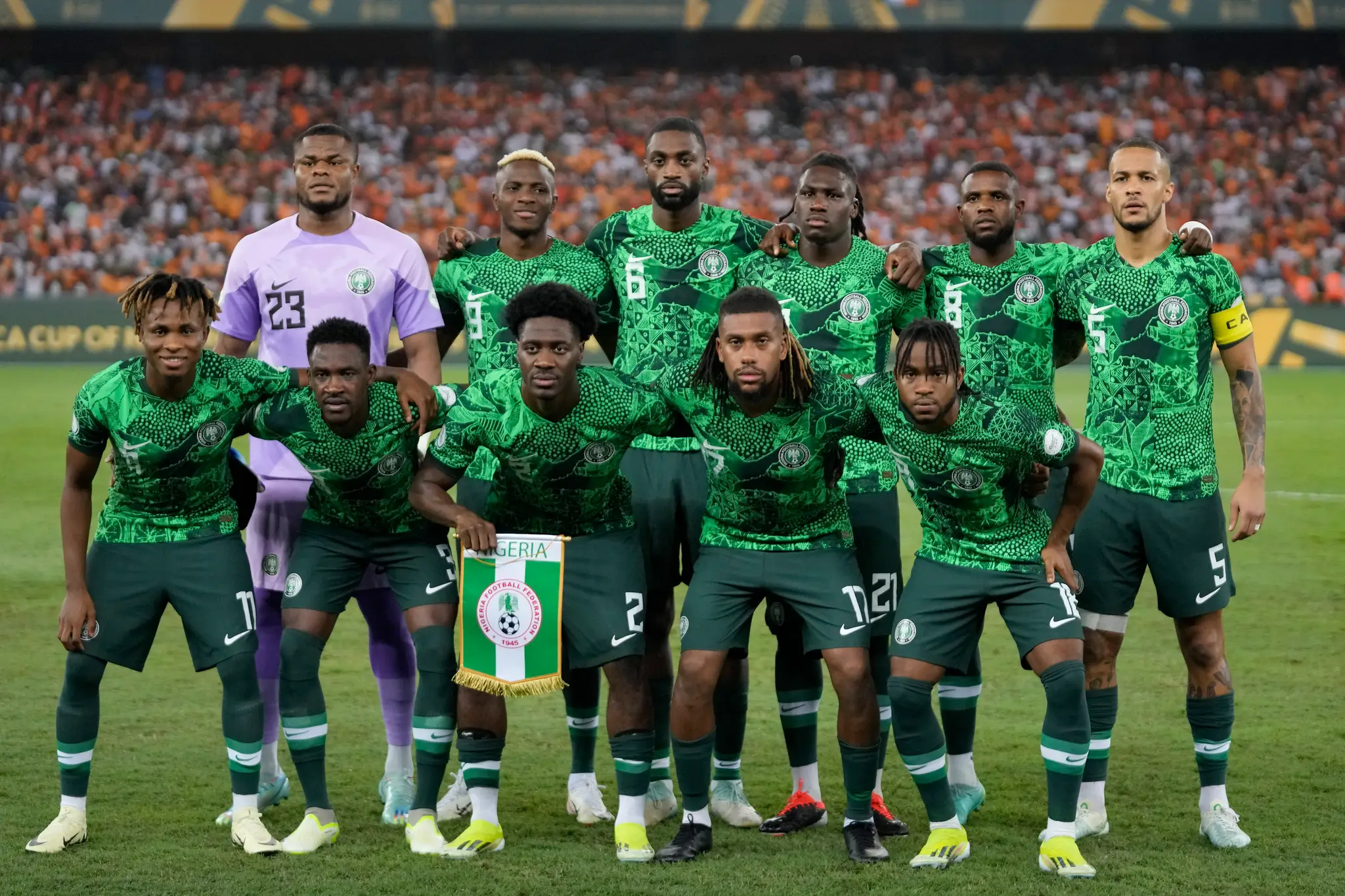Reprezentácia Nigérie.