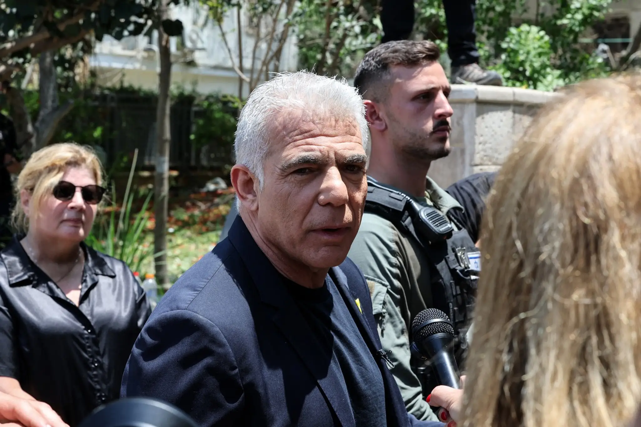 Izraelský opozičný líder Jair Lapid. 