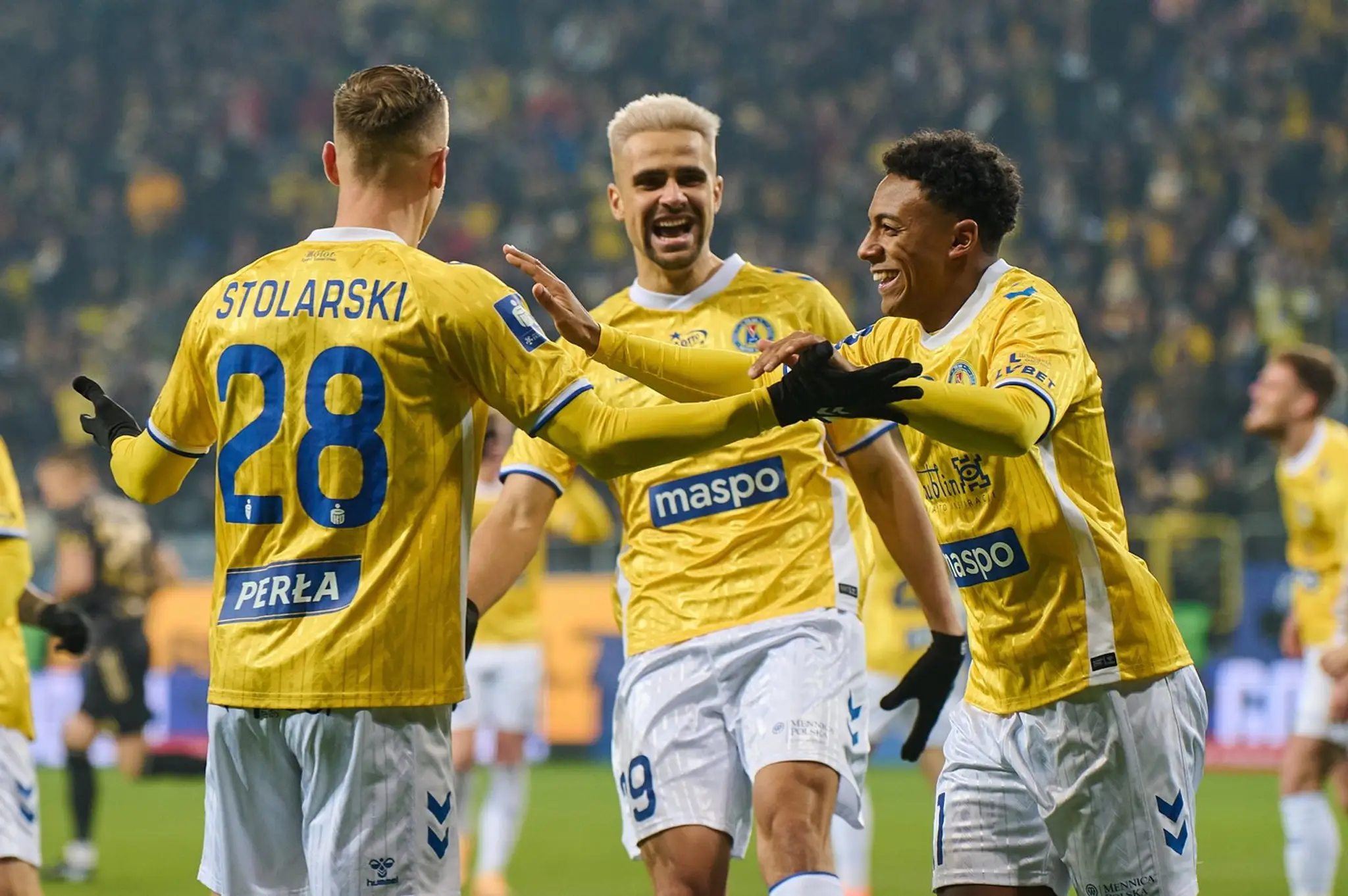 Marek Bartoš so spoluhráčmi z Lublinu