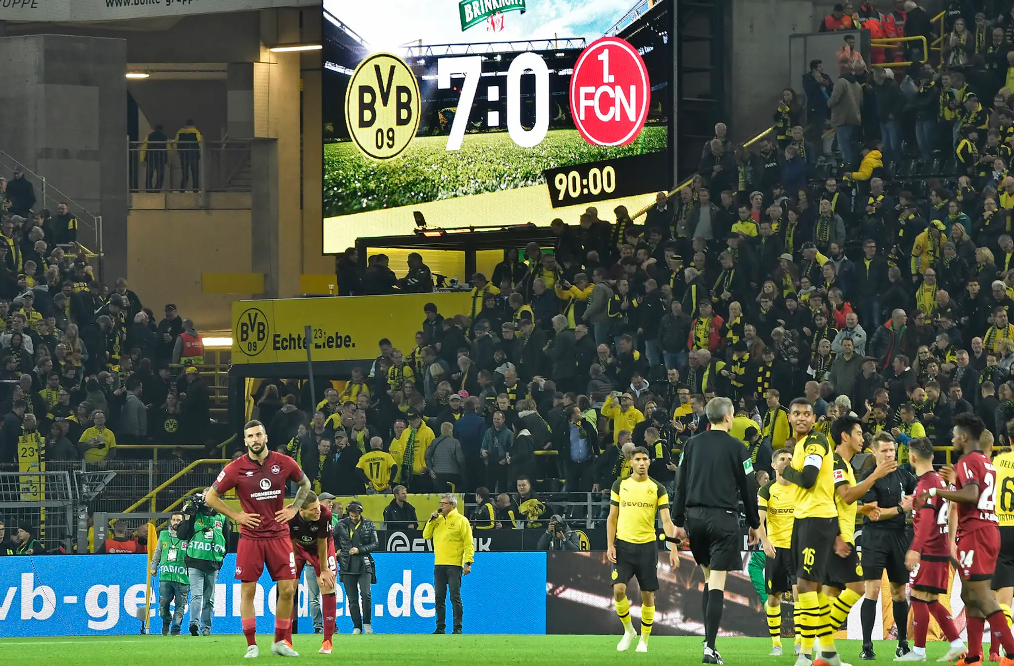 Borussia Dortmund a 1.FC Nuremberg