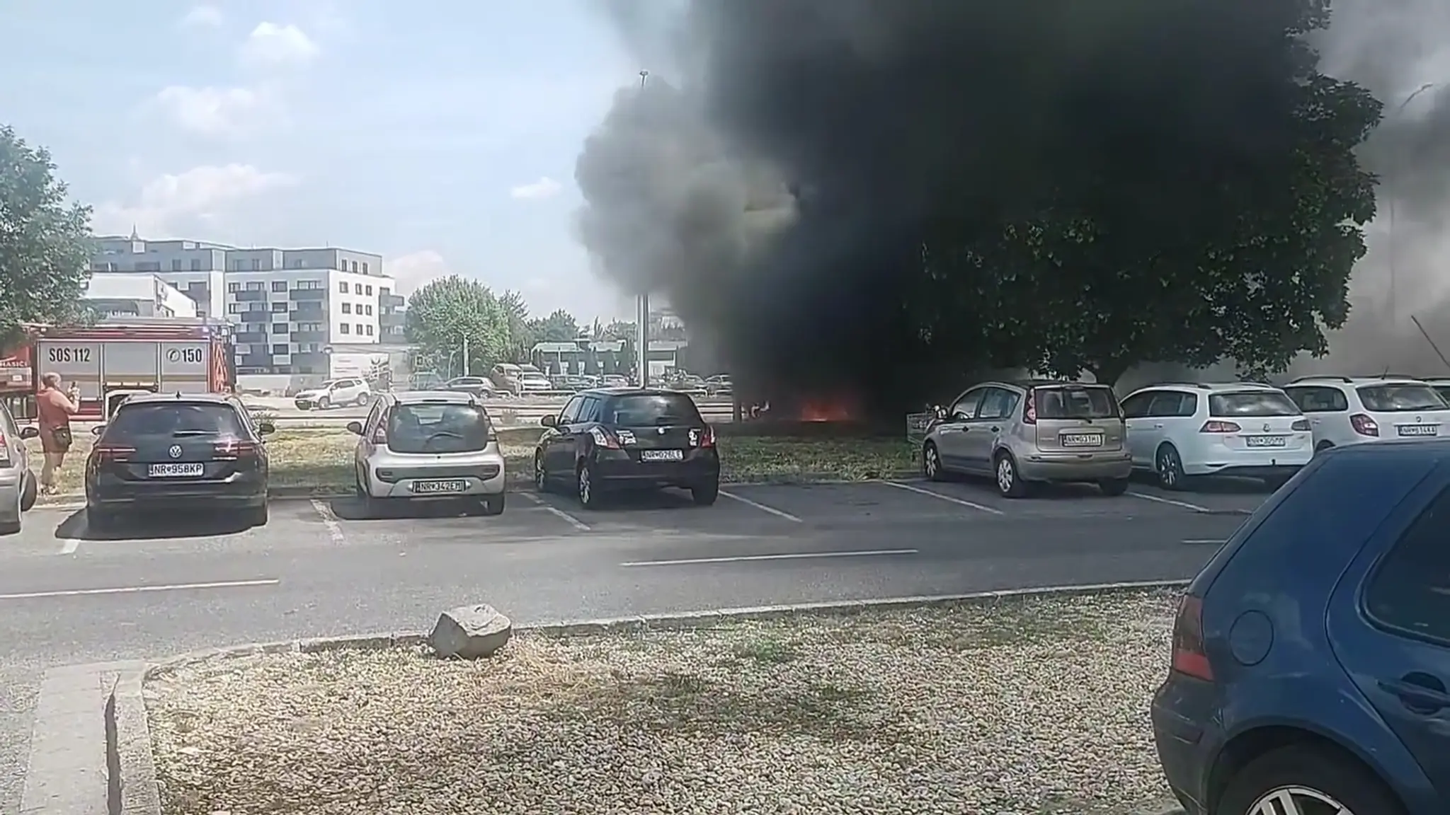 Požiar v Nitre si vyžiadal aj obmedzenia dopravy.
