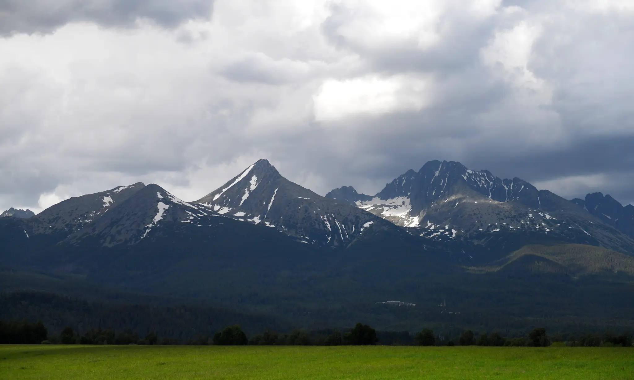 Pohľad na Vysoké Tatry