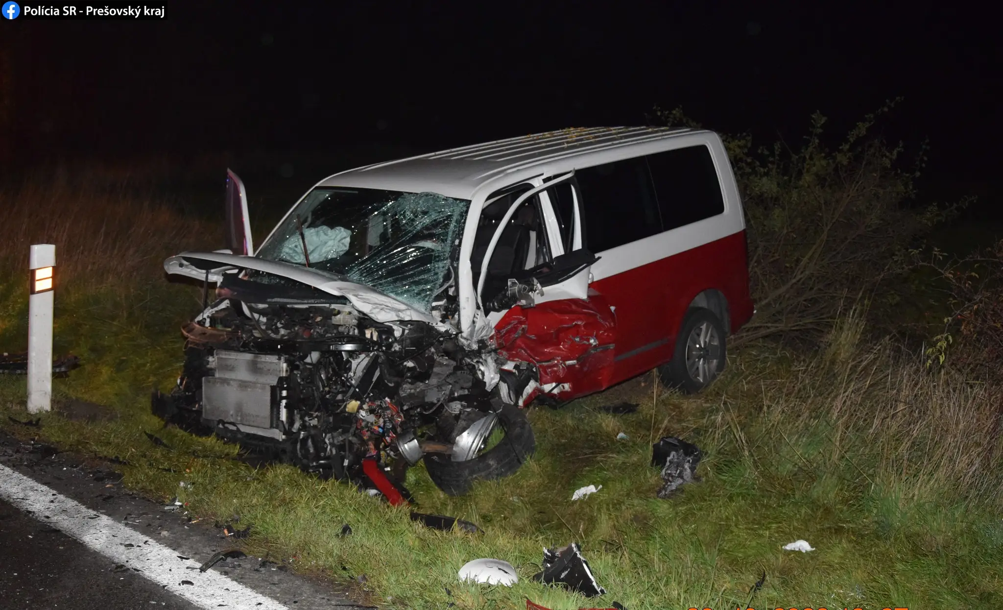 Polícia vyšetruje vážnu dopravnú nehodu v okrese Vranove nad Topľou. 
