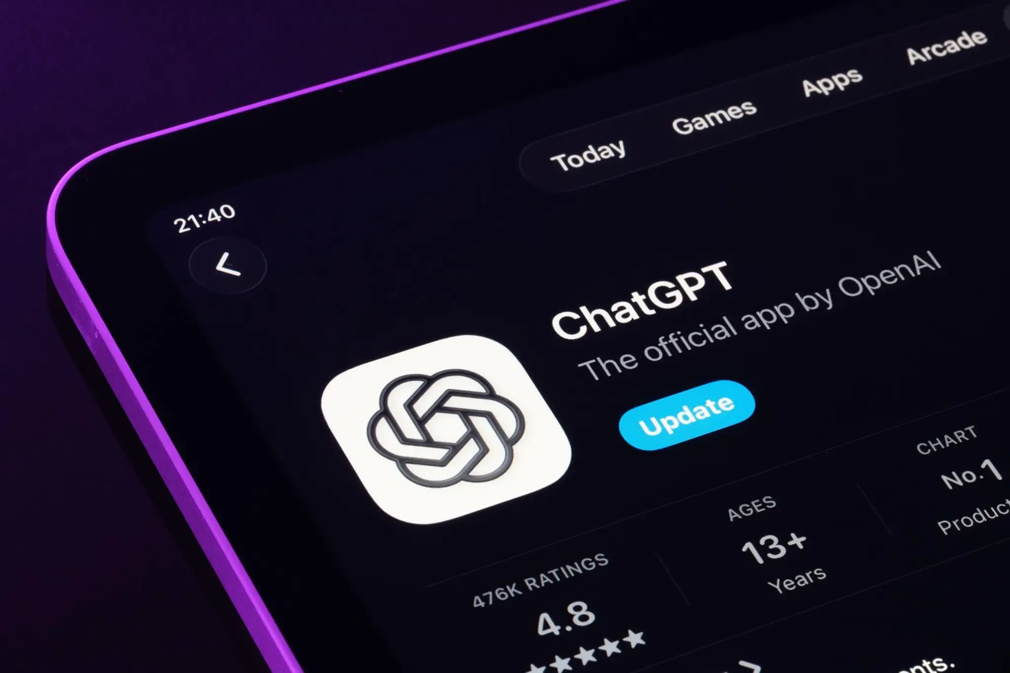 ChatGPT. Ilustračná snímka