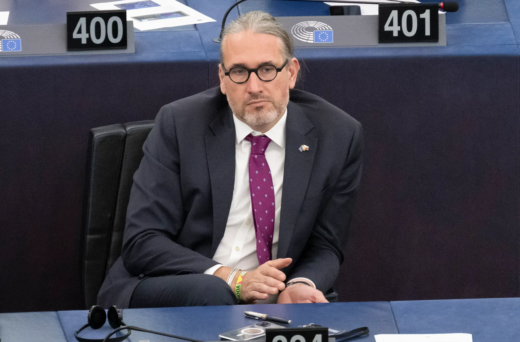 Martin Hojsík počas ustanovujúcej plenárnej schôdze Európskeho parlamentu