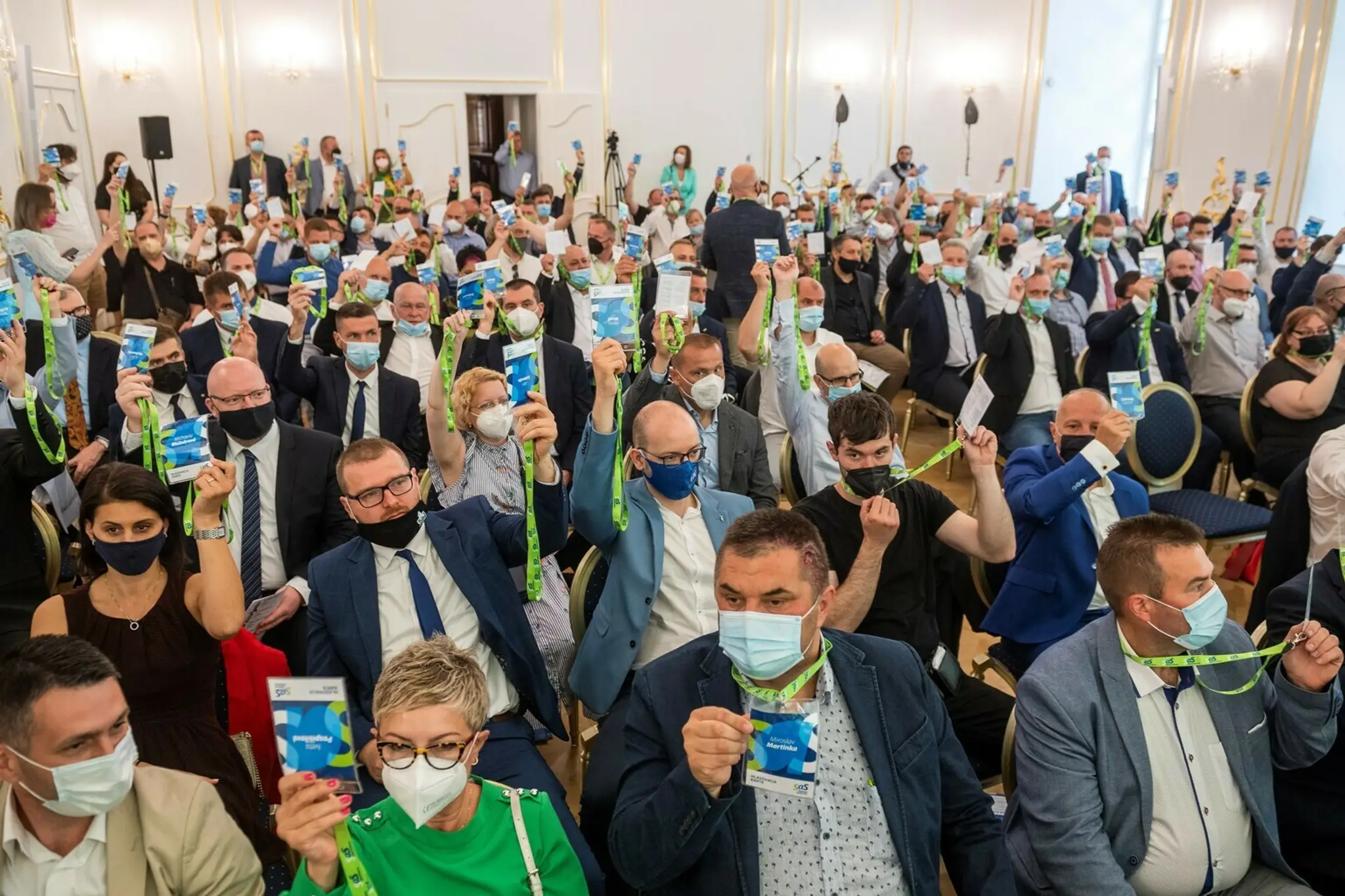 Kongres strany SaS.