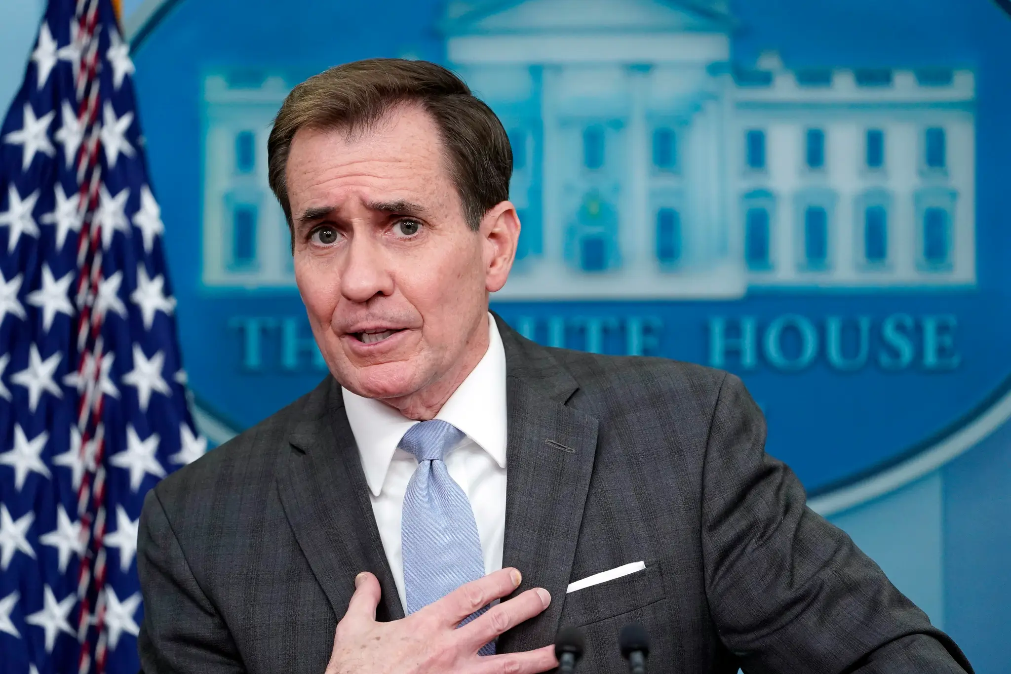 Hovorca Rady Bieleho domu pre národnú bezpečnosť John Kirby